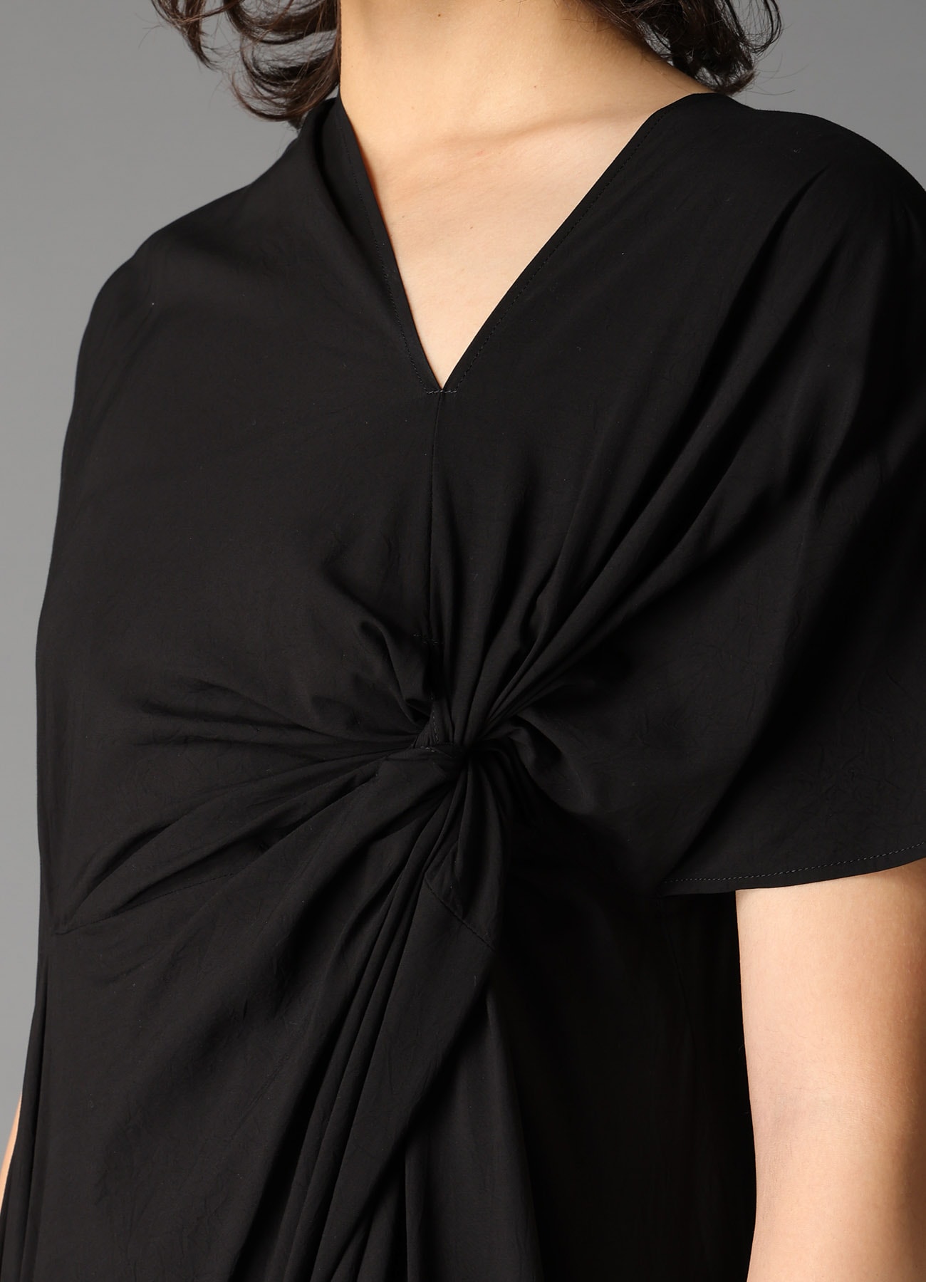 RY/ WRINKLED LAWN TWISTED DRESS B