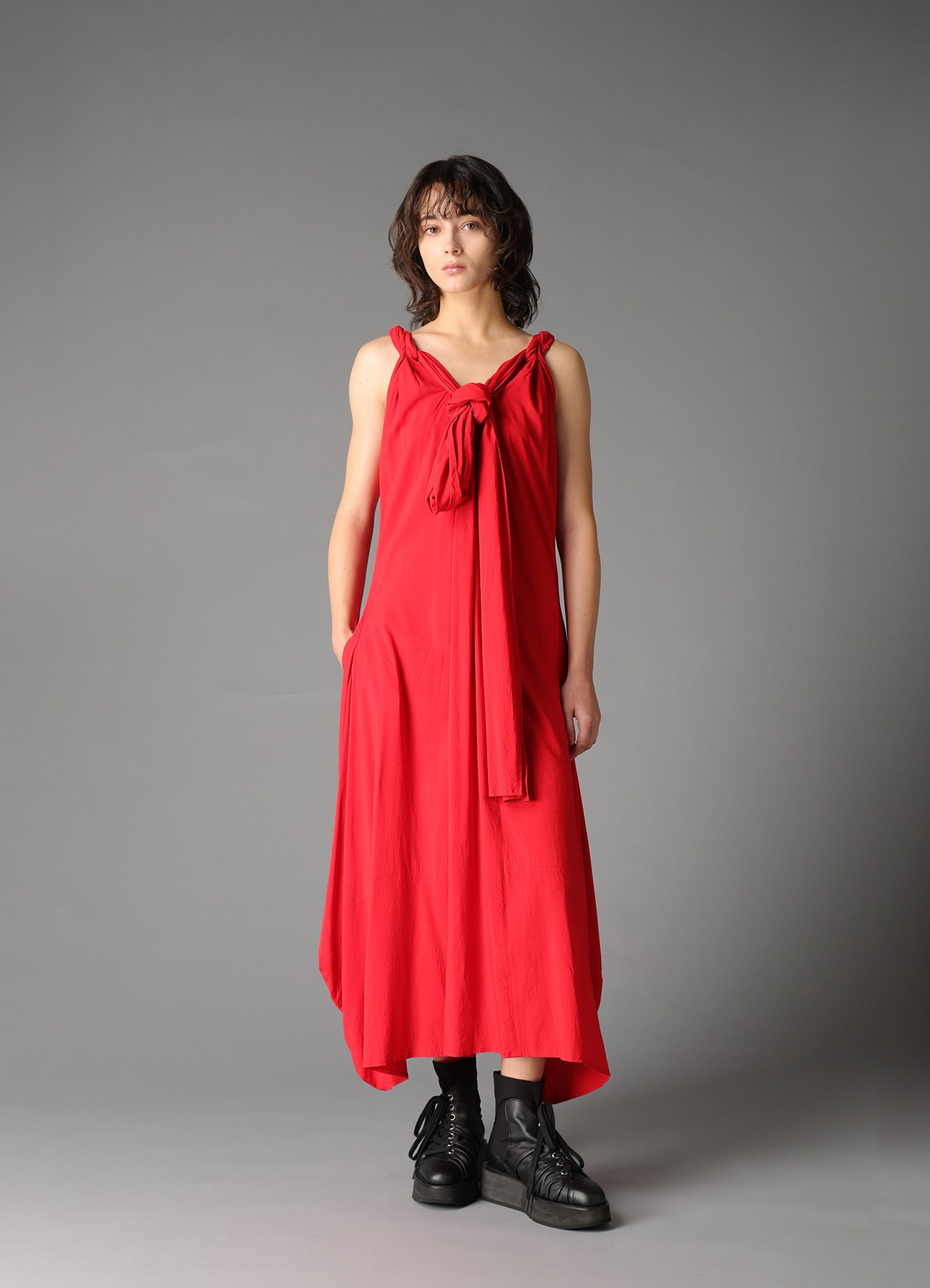 RY/ WRINKLED LAWN TWISTED DRESS C