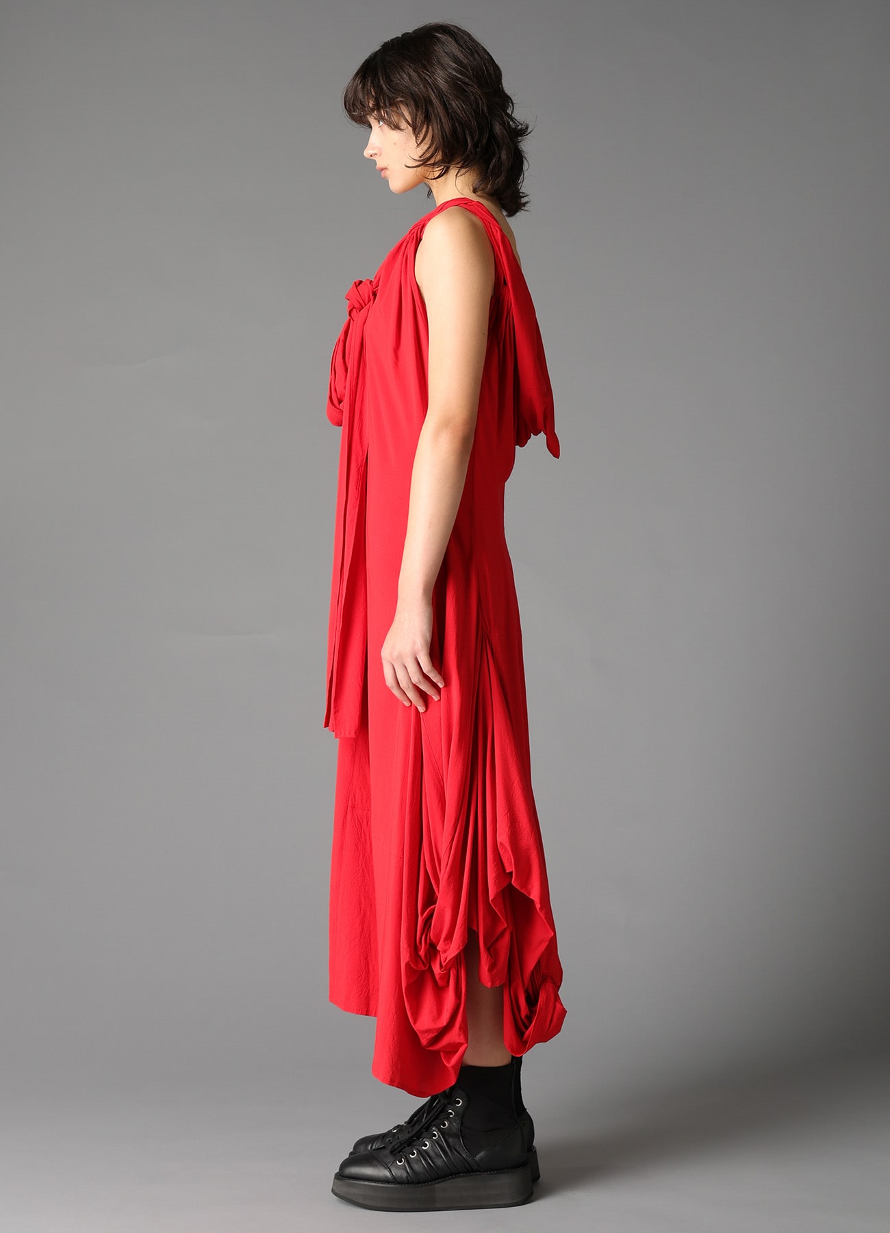 RY/ WRINKLED LAWN TWISTED DRESS C