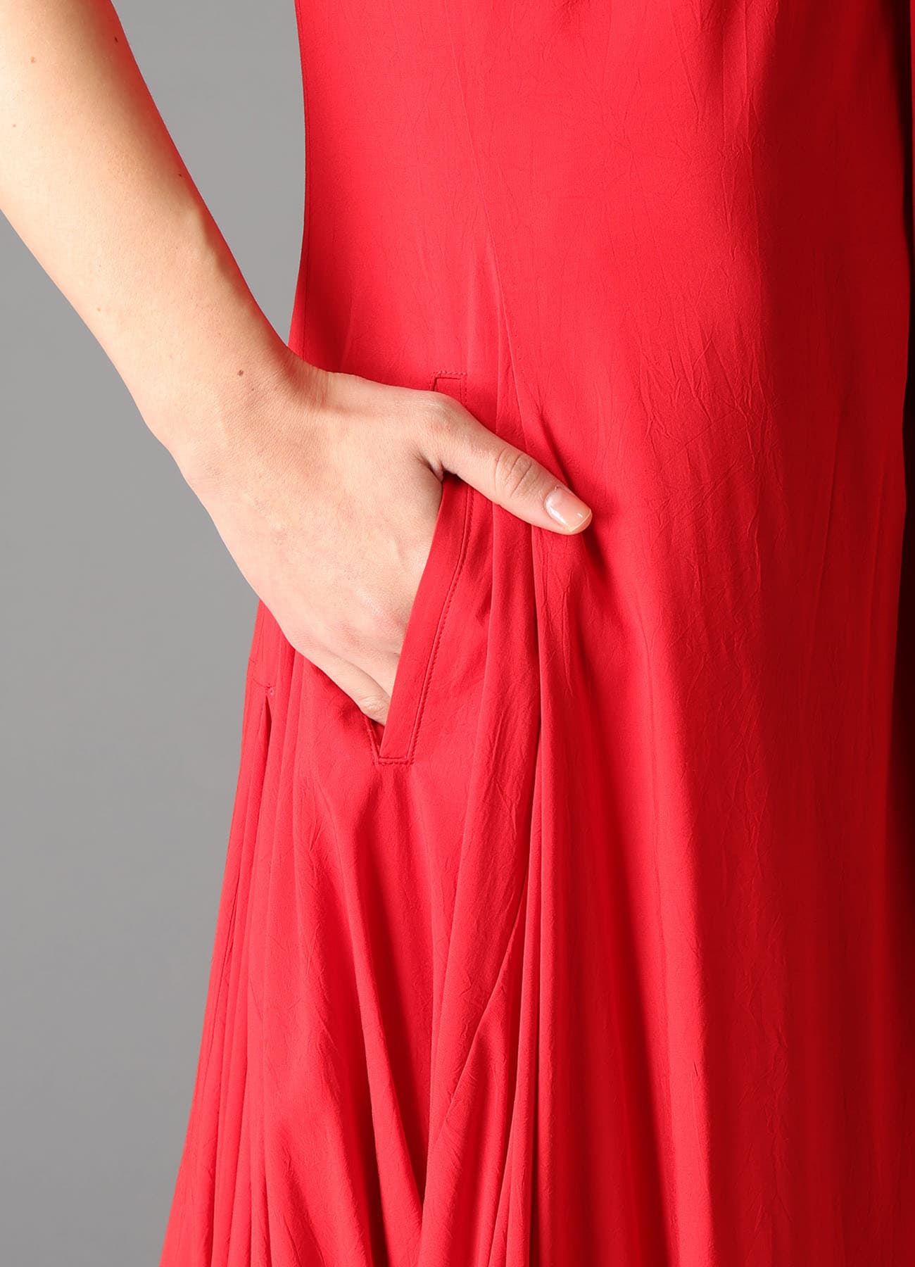 RY/ WRINKLED LAWN TWISTED DRESS C