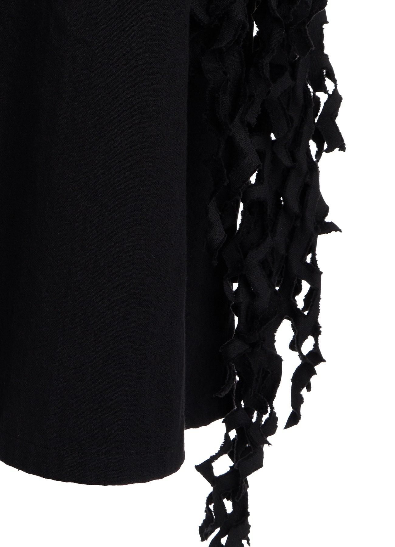 BLACK DENIM DESIGNED PANEL DRESS A