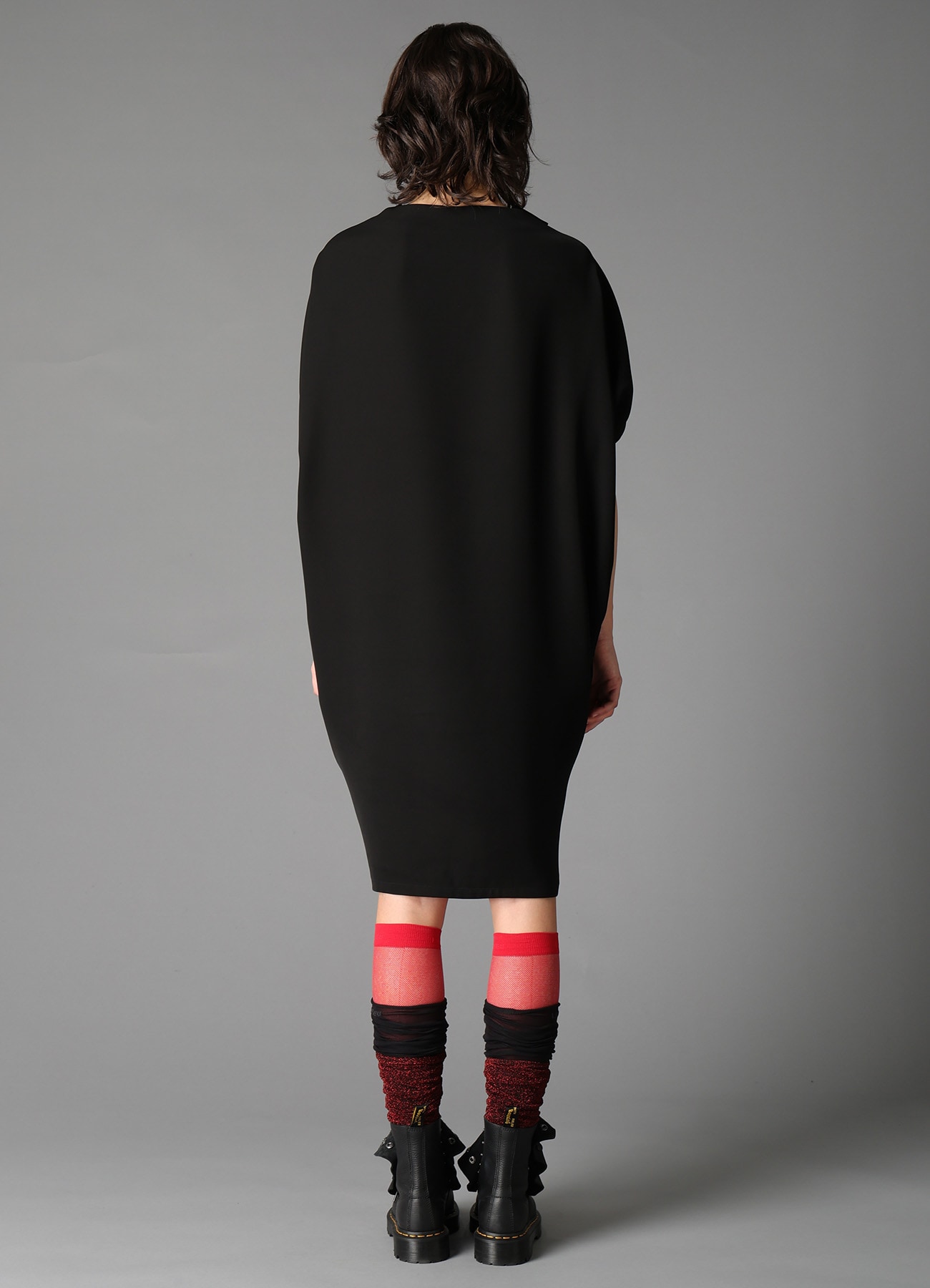 DOUBLE SATIN COCOON DRESS