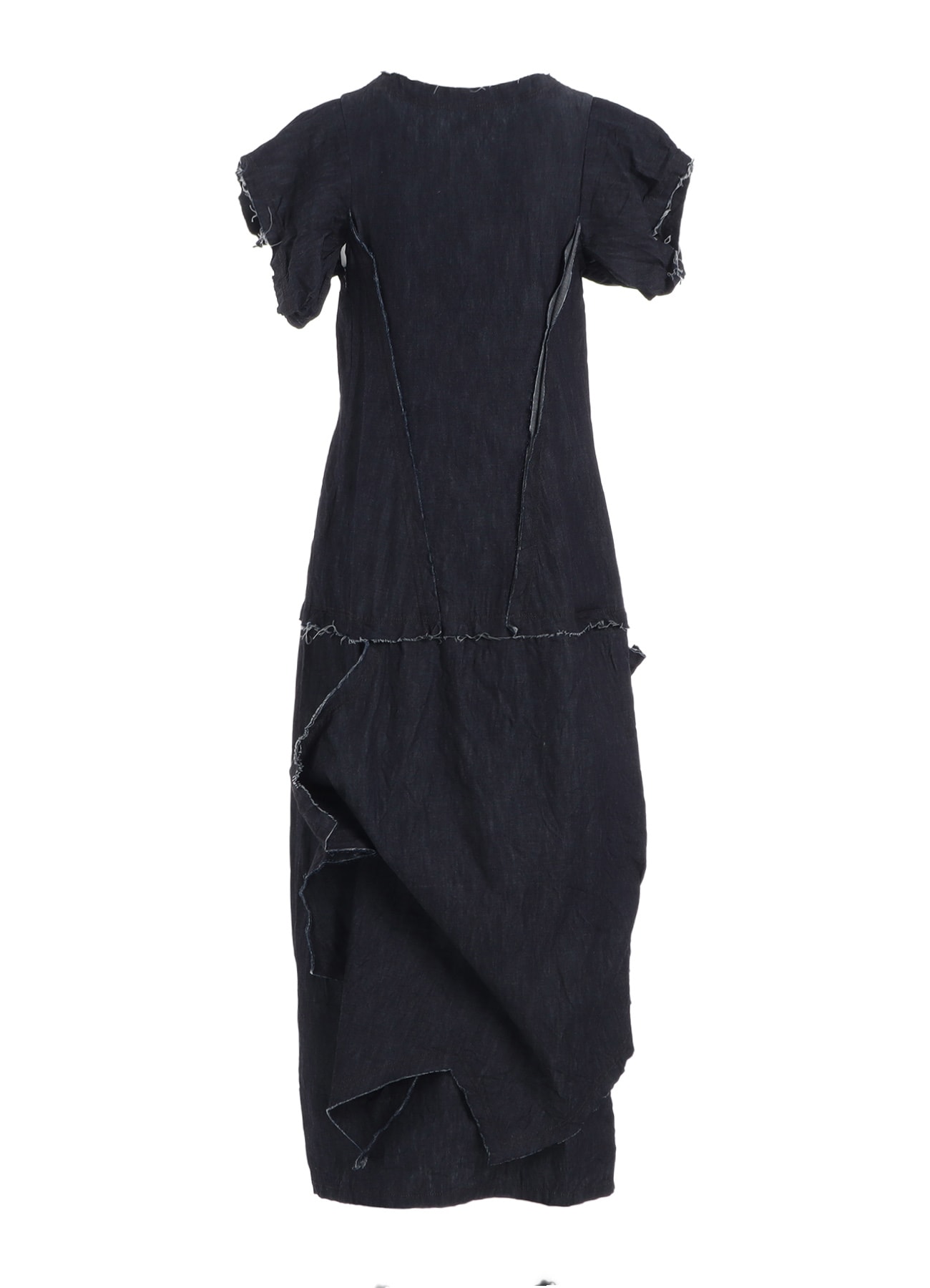 6oz DENIM DESIGNED PANEL DRESS B