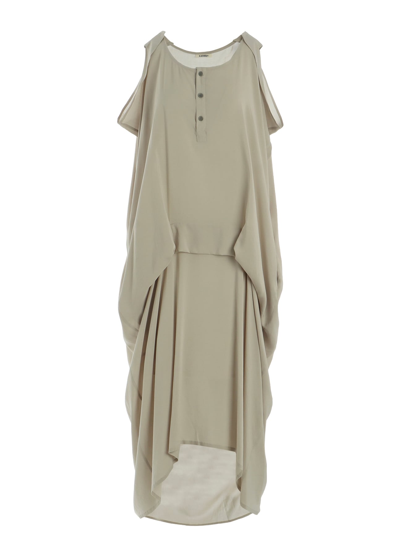 RAYON LAWN SLEEVELESS TUCK DRESS