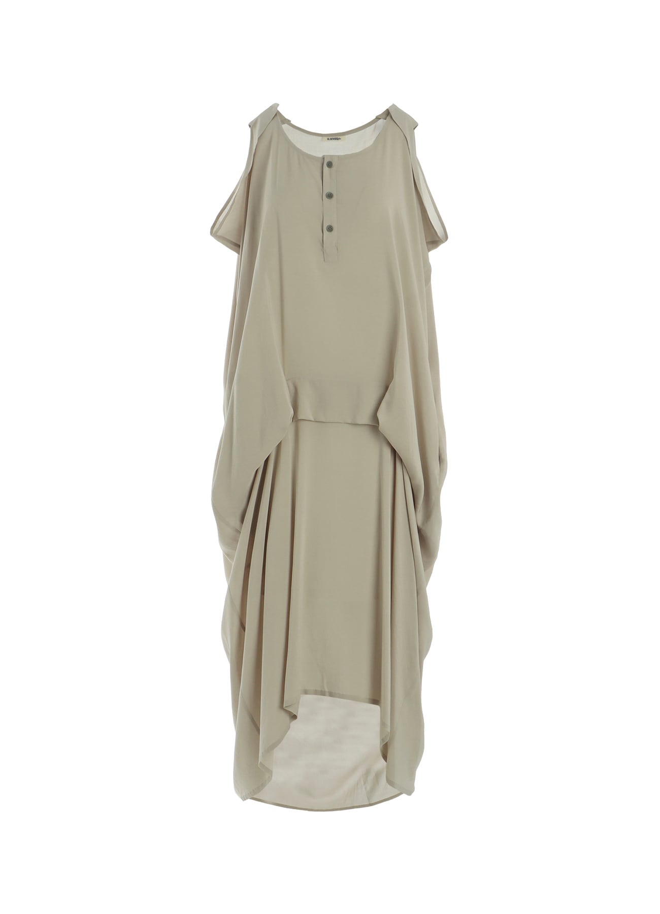 RAYON LAWN SLEEVELESS TUCK DRESS