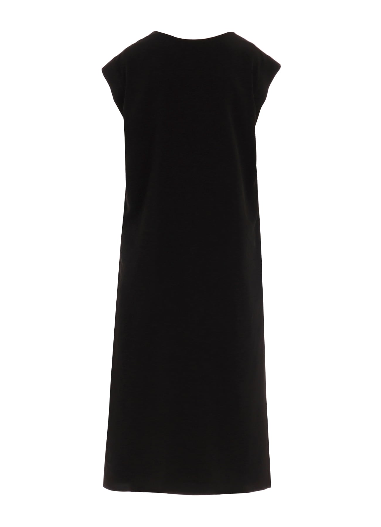 TA/PE DECHINE TUCK ROUND NECK DRESS