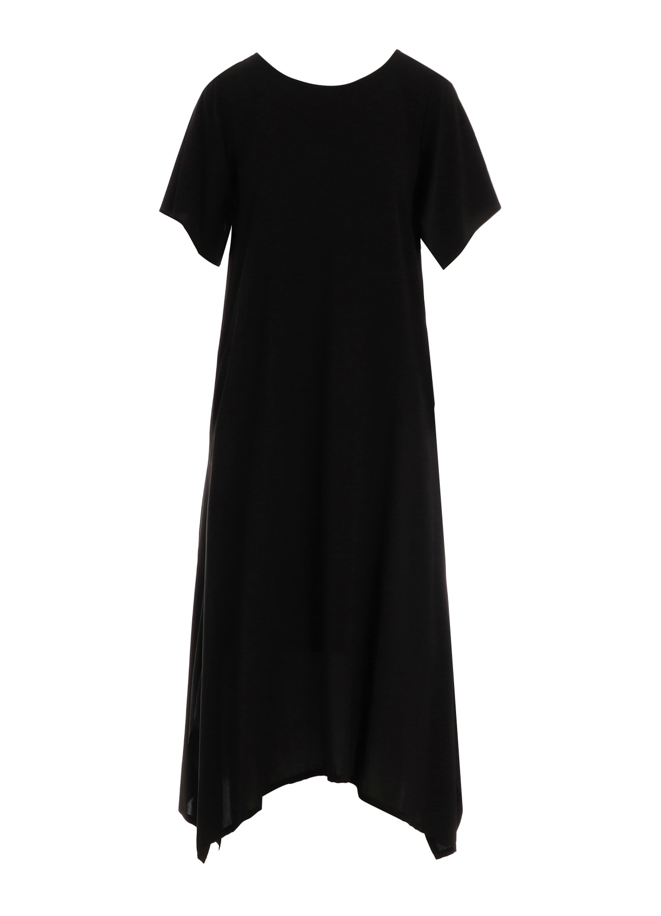 RAYON LAWN DRAPED SLEEVE DRESS
