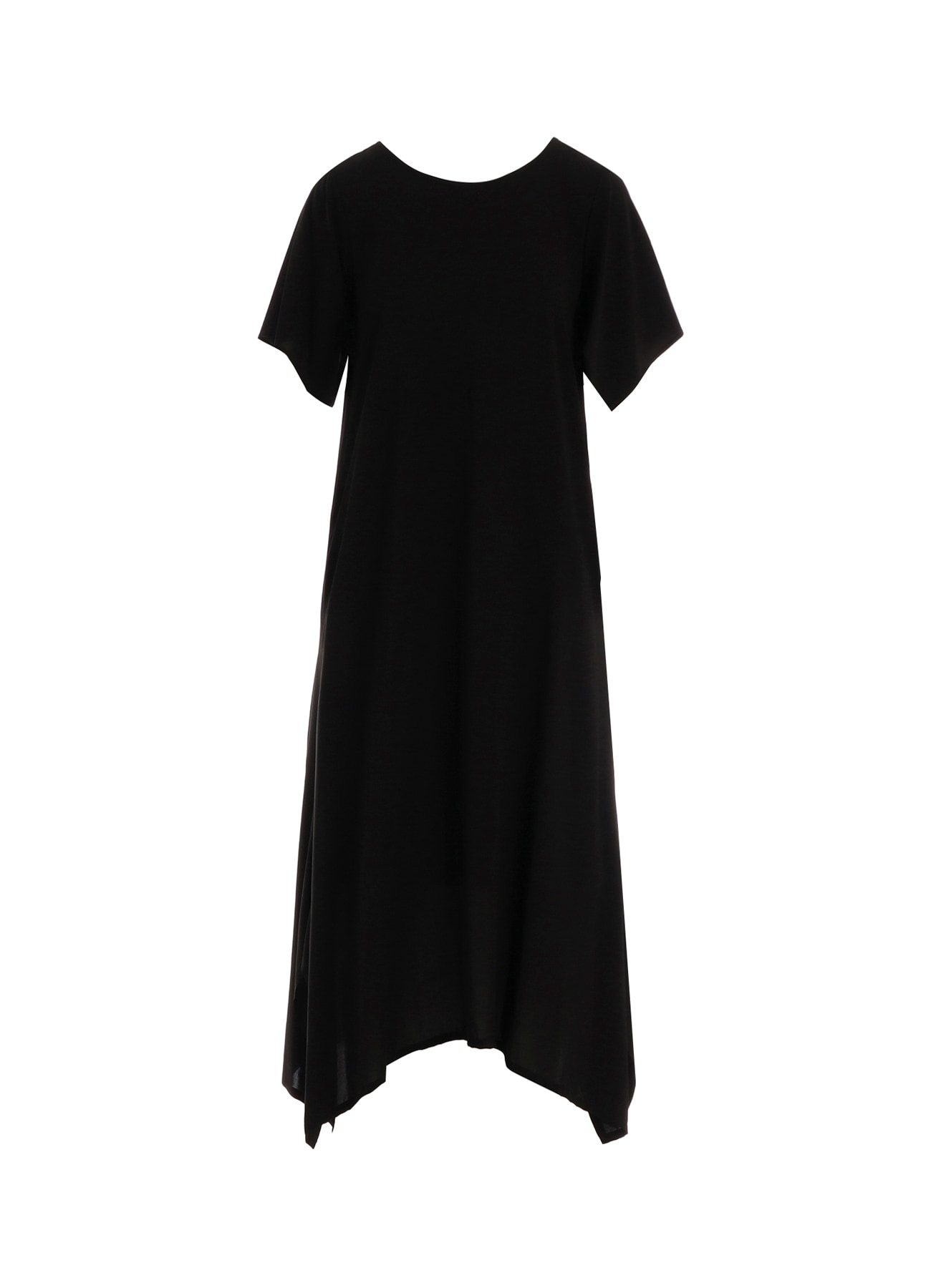 RAYON LAWN DRAPED SLEEVE DRESS