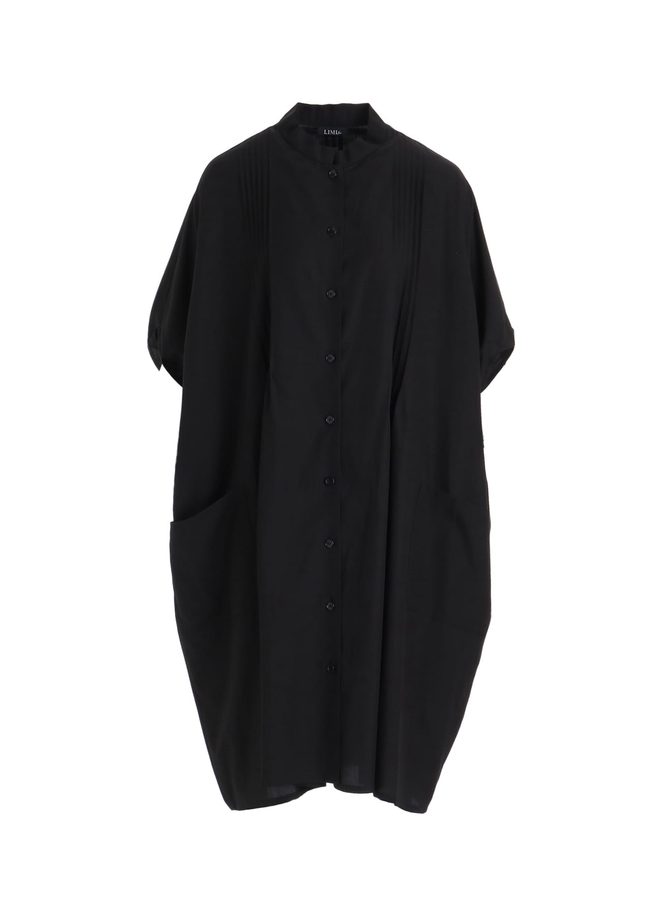 CELLULOSE / COTTON BROAD PINTUCK DRESS