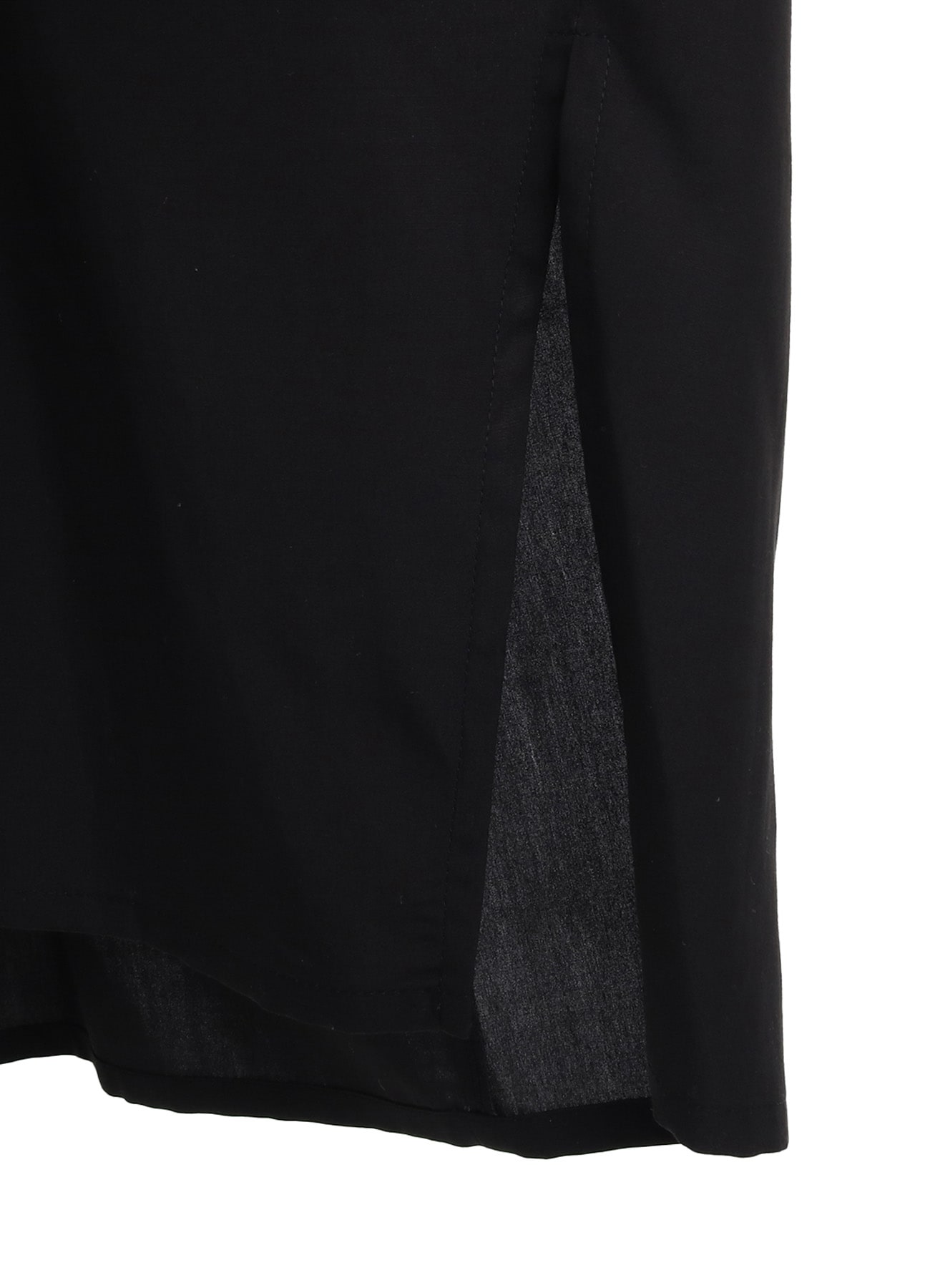 CELLULOSE / COTTON BROAD SIDE ZIP DRESS