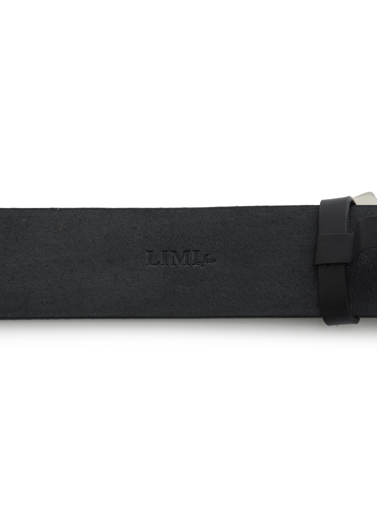 DRY  LEATHER LOGO BELT