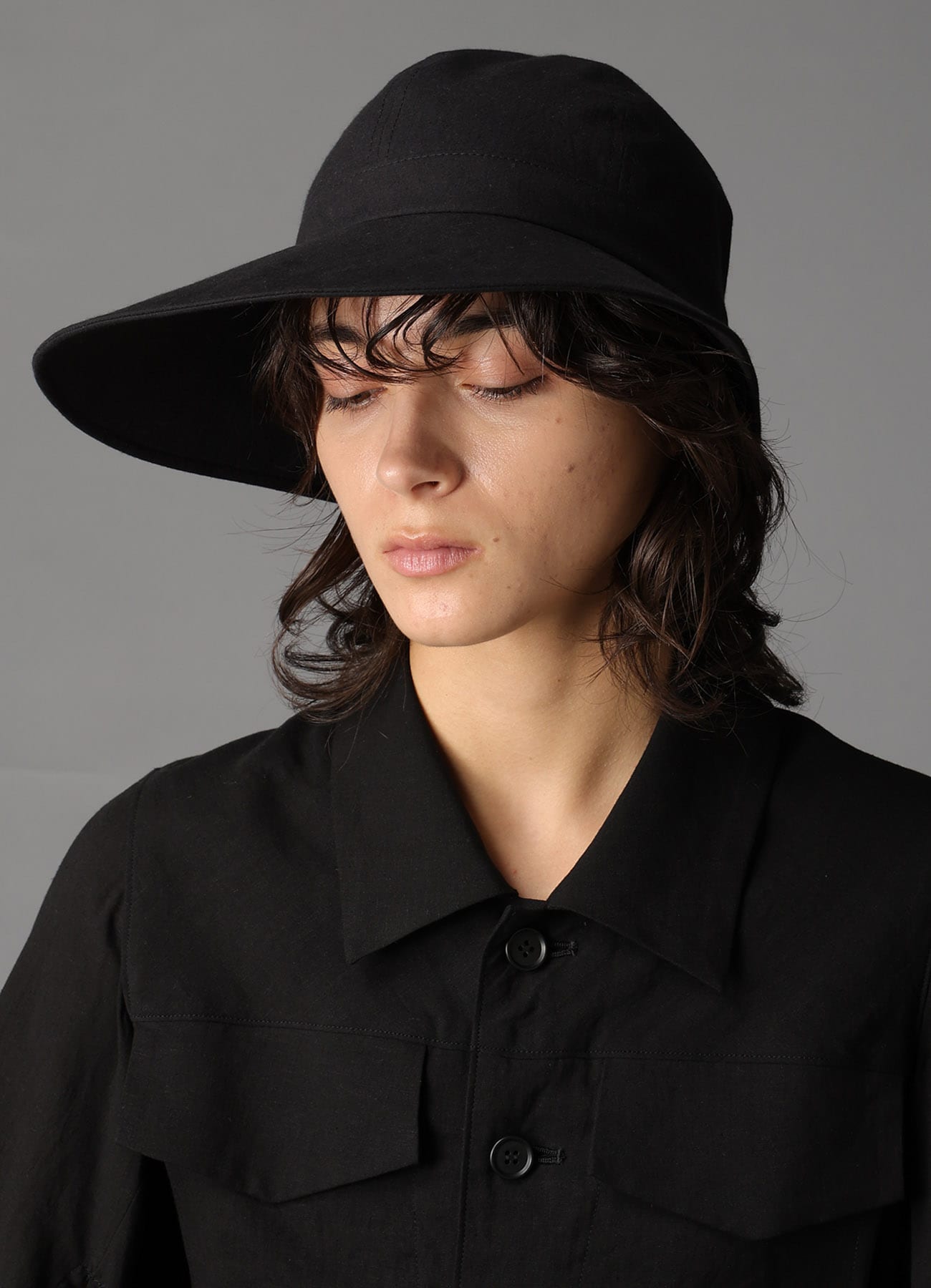 C/ HEMP TYPEWRITER  SUN VISOR CAP