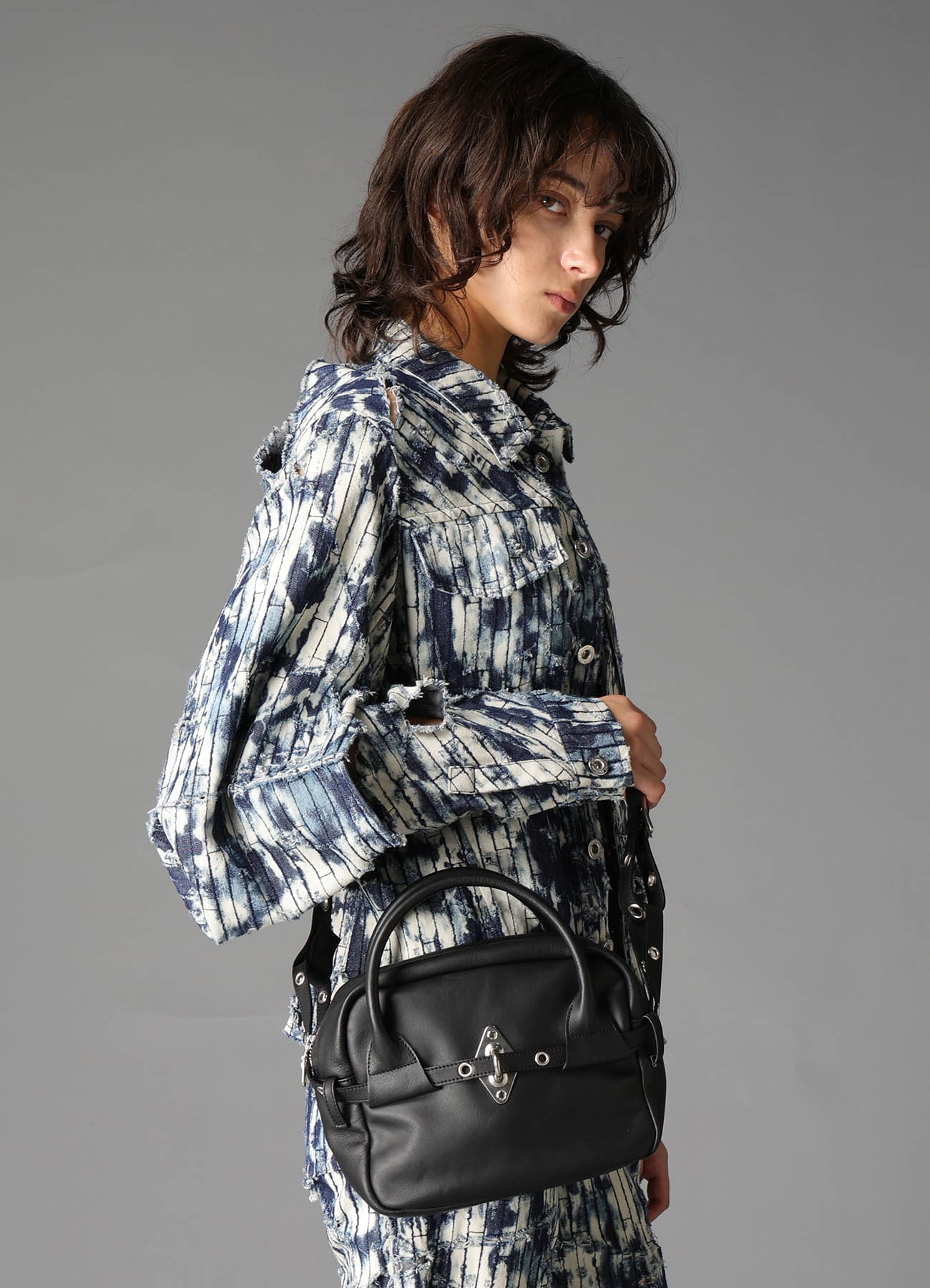 GLOVE LEATHER  SATURN BELT BOSTON BAG