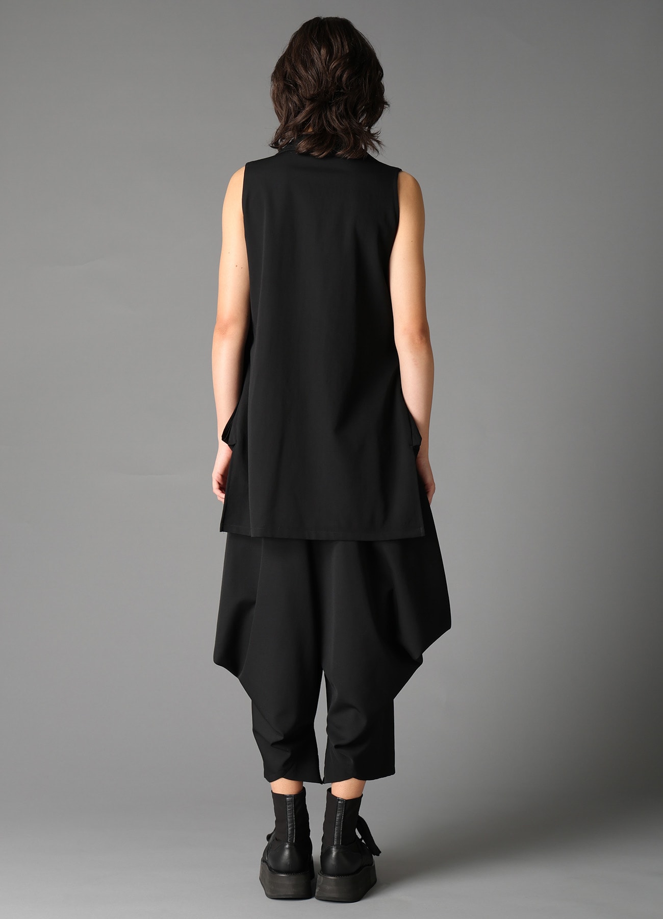 W/GABARDINE WRAP JACKET