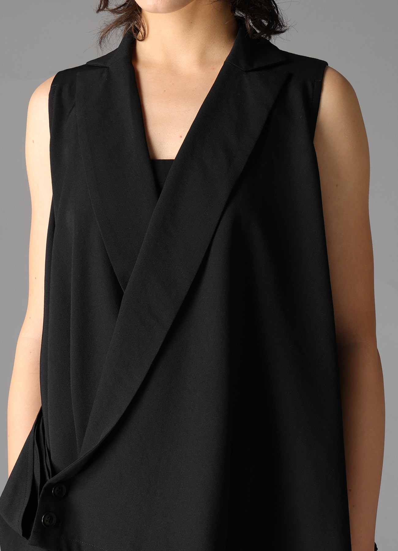 W/GABARDINE WRAP JACKET