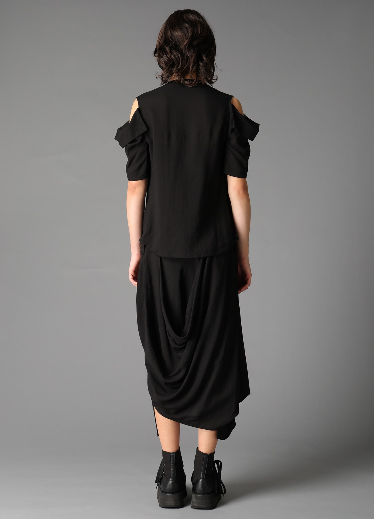 CELLULOSE/ LINEN LAWN WRAP JACKET