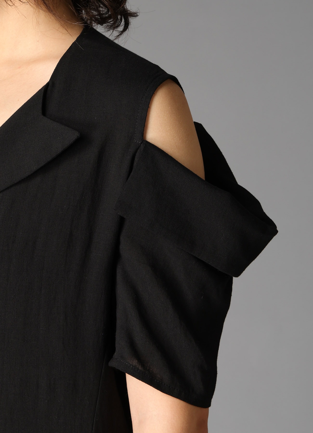 CELLULOSE/ LINEN LAWN WRAP JACKET