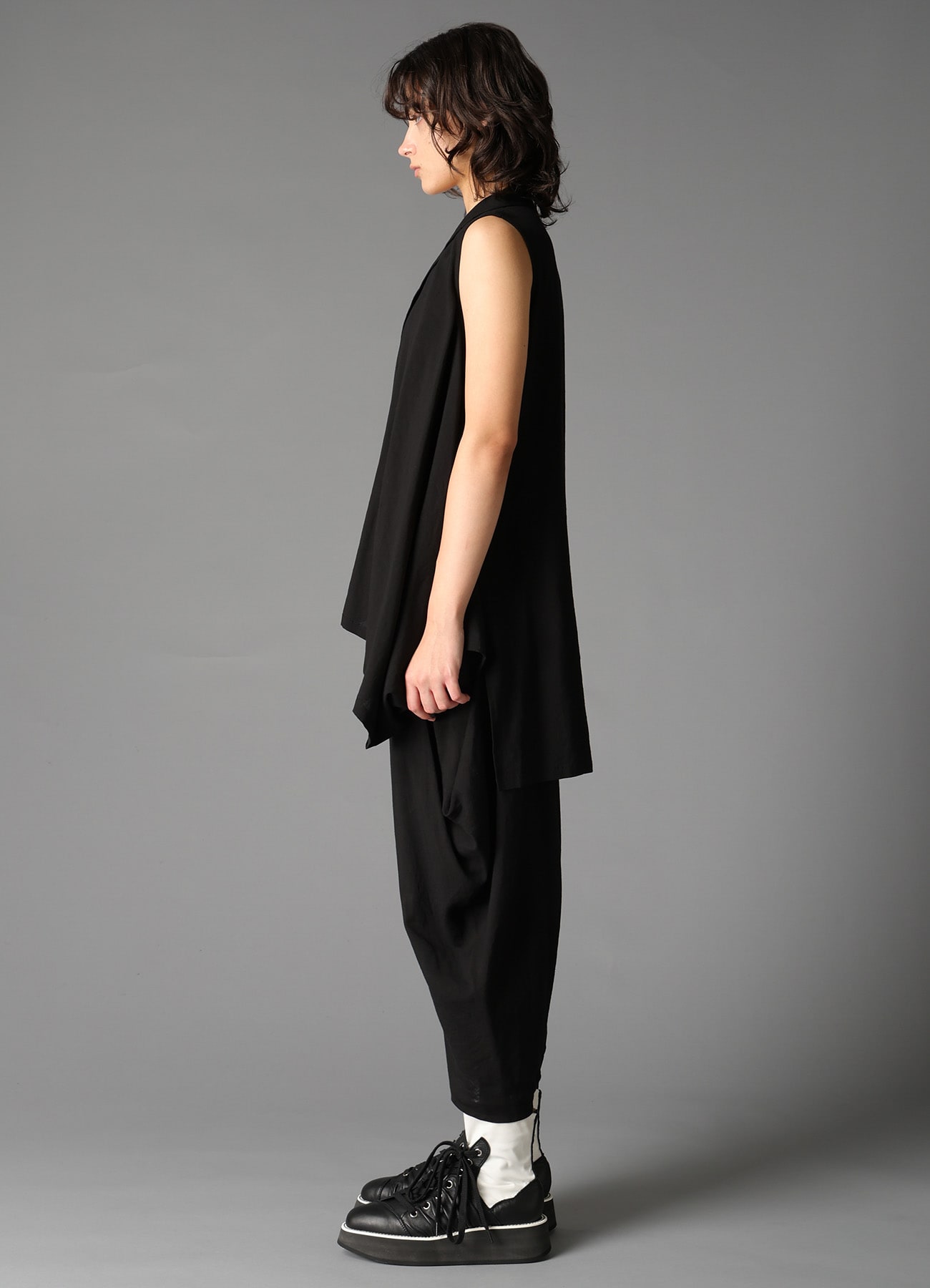 CELLULOSE/ LINEN LAWN WRAP JACKET