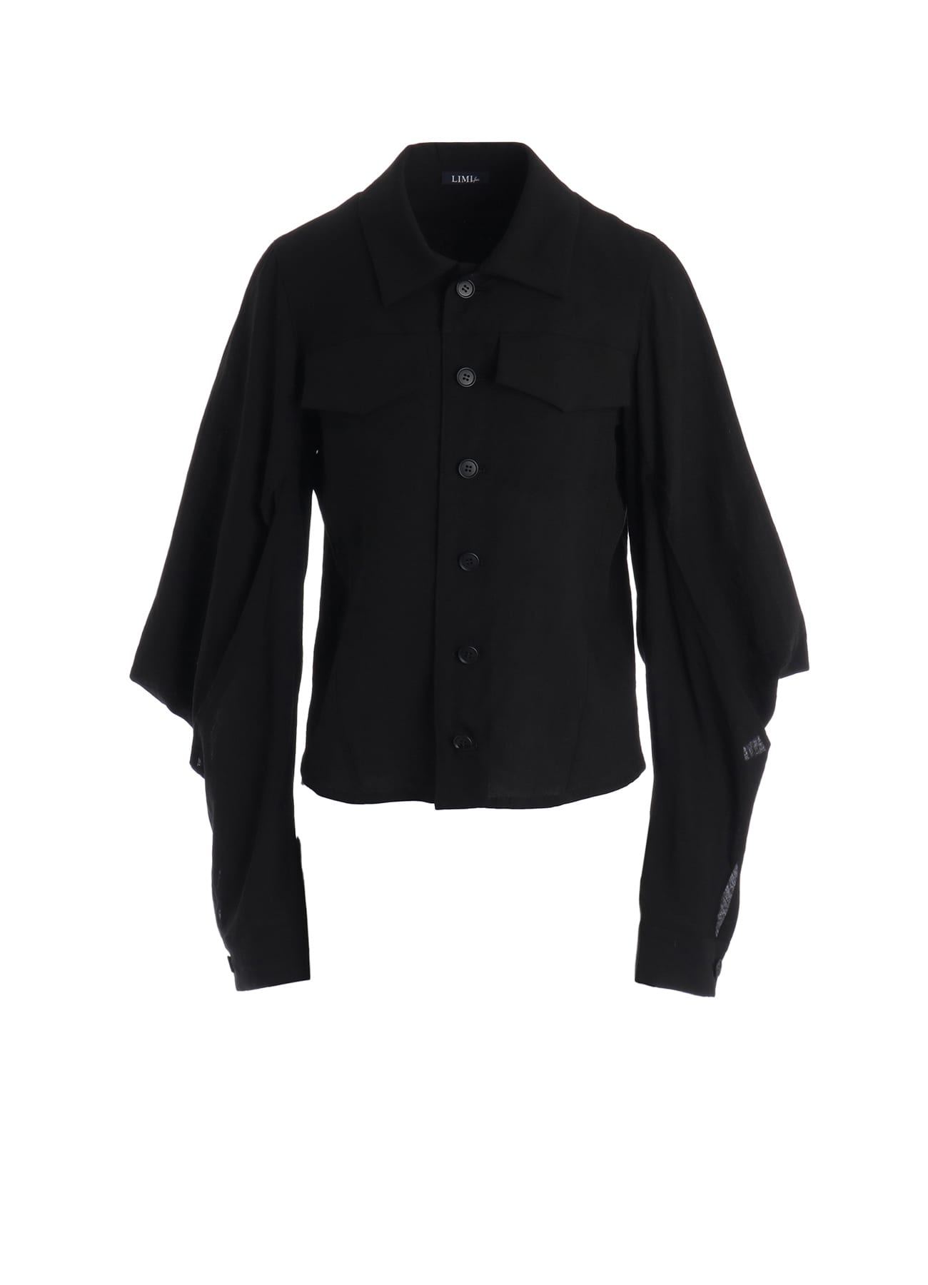 CELLULOSE/ LINEN LAWN DESIGNED SLEEVE JACKET A