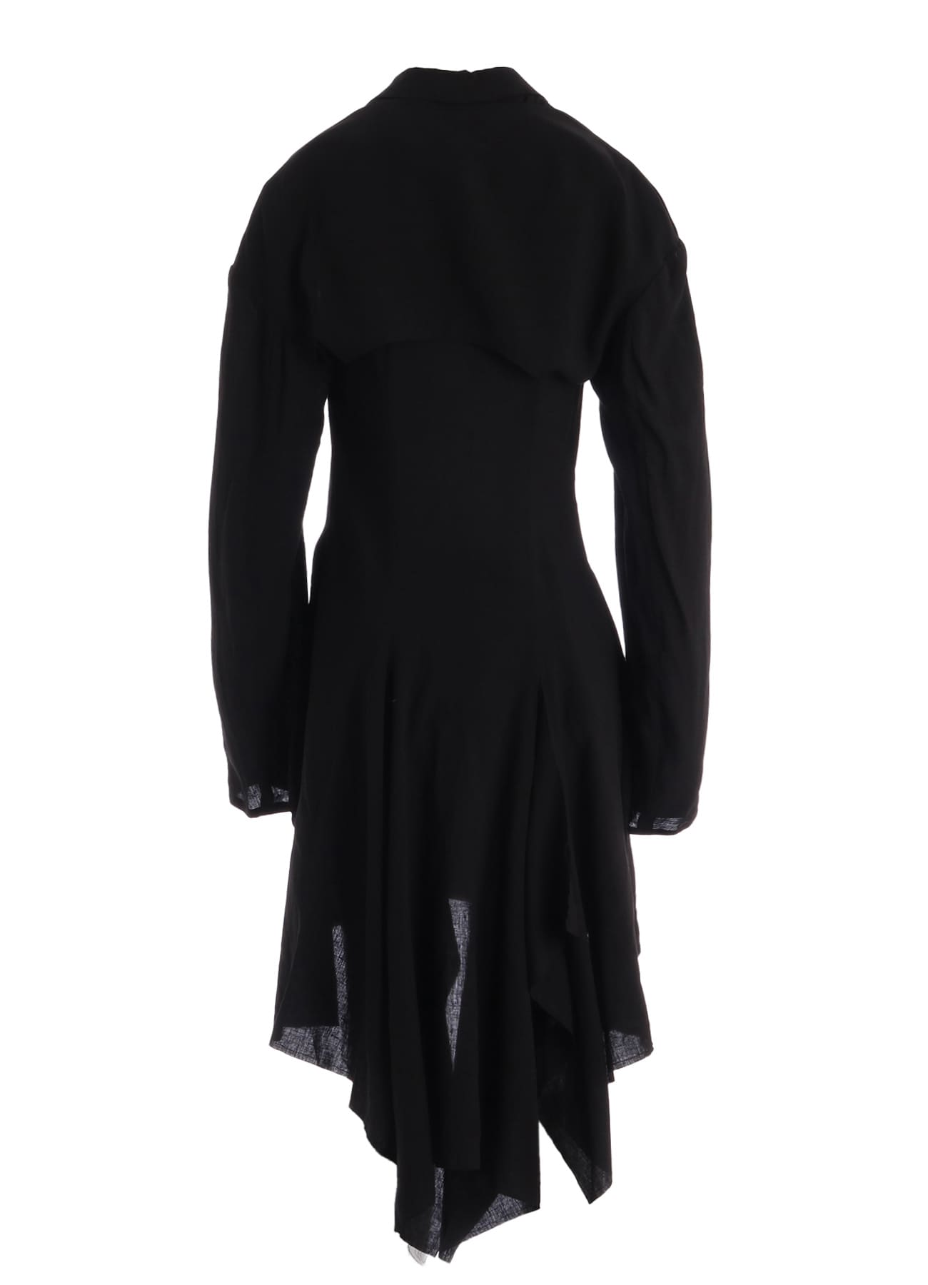 CELLULOSE/ LINEN LAWN BIG SHOULDER JACKET