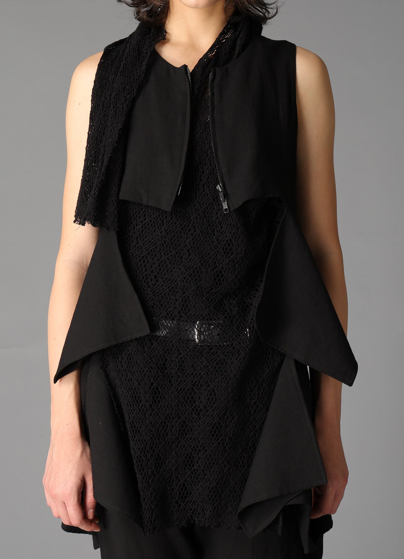 CELLULOSE/ LINEN LAWN SQUARE PANEL JACKET