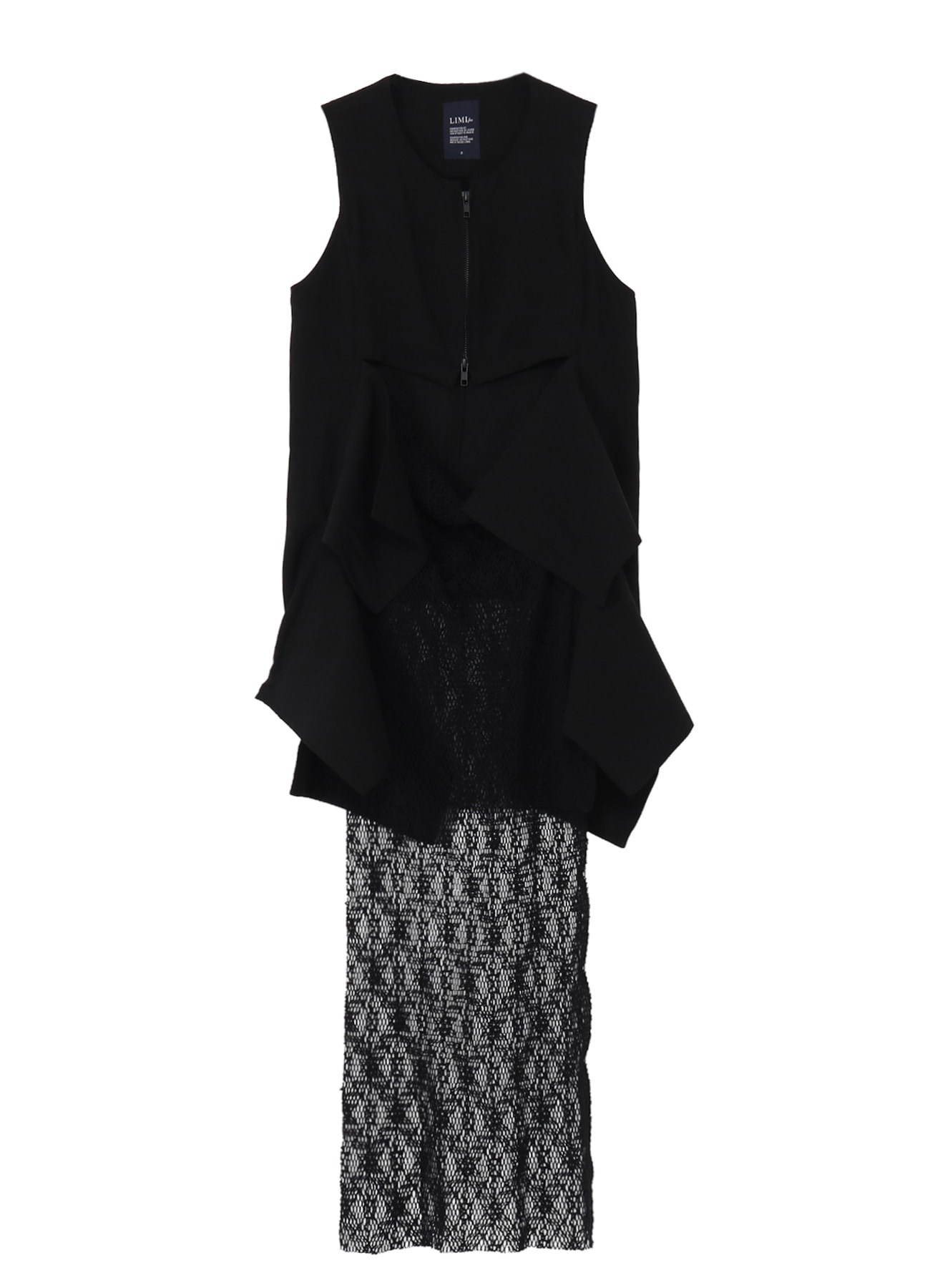 CELLULOSE/ LINEN LAWN SQUARE PANEL JACKET