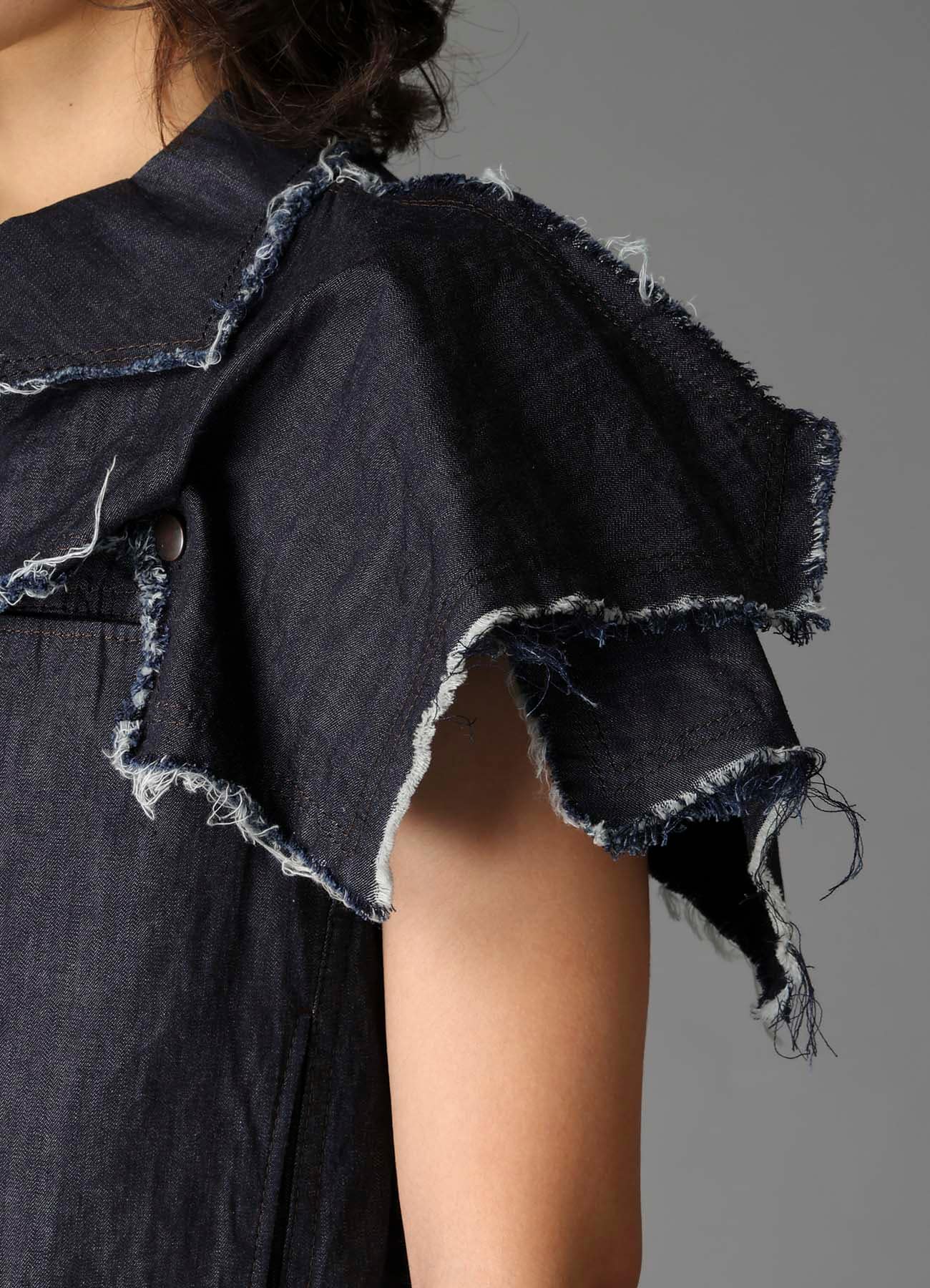 6oz DENIM DESIGNED PANEL JACKET