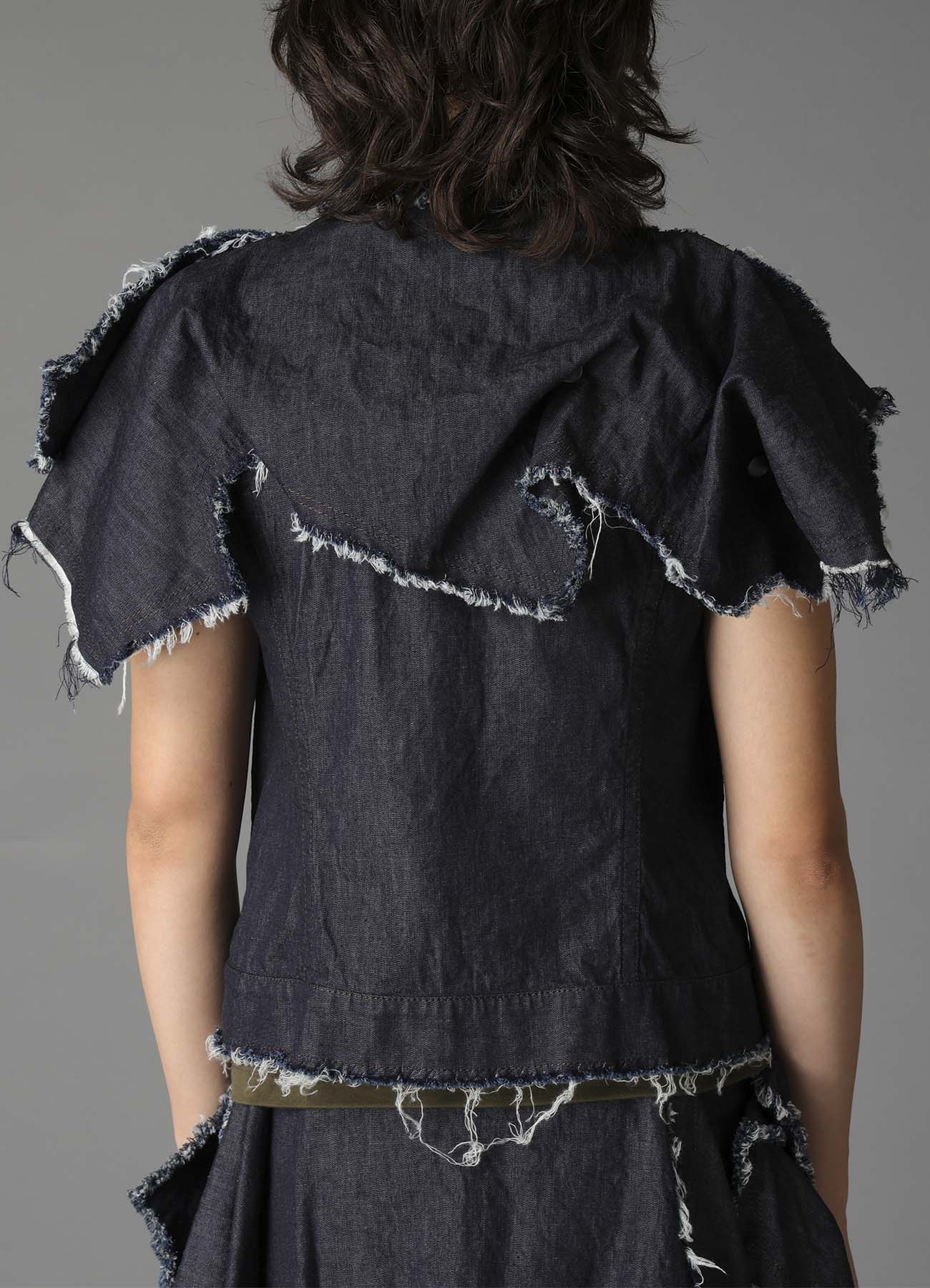 6oz DENIM DESIGNED PANEL JACKET