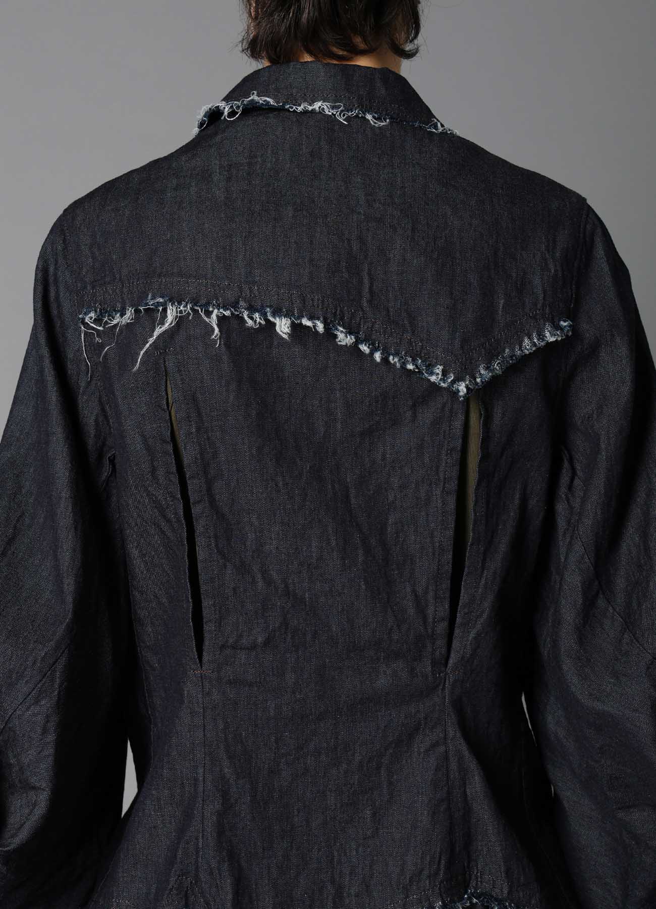 6oz DENIM DESIGNED SLEEVE JACKET B