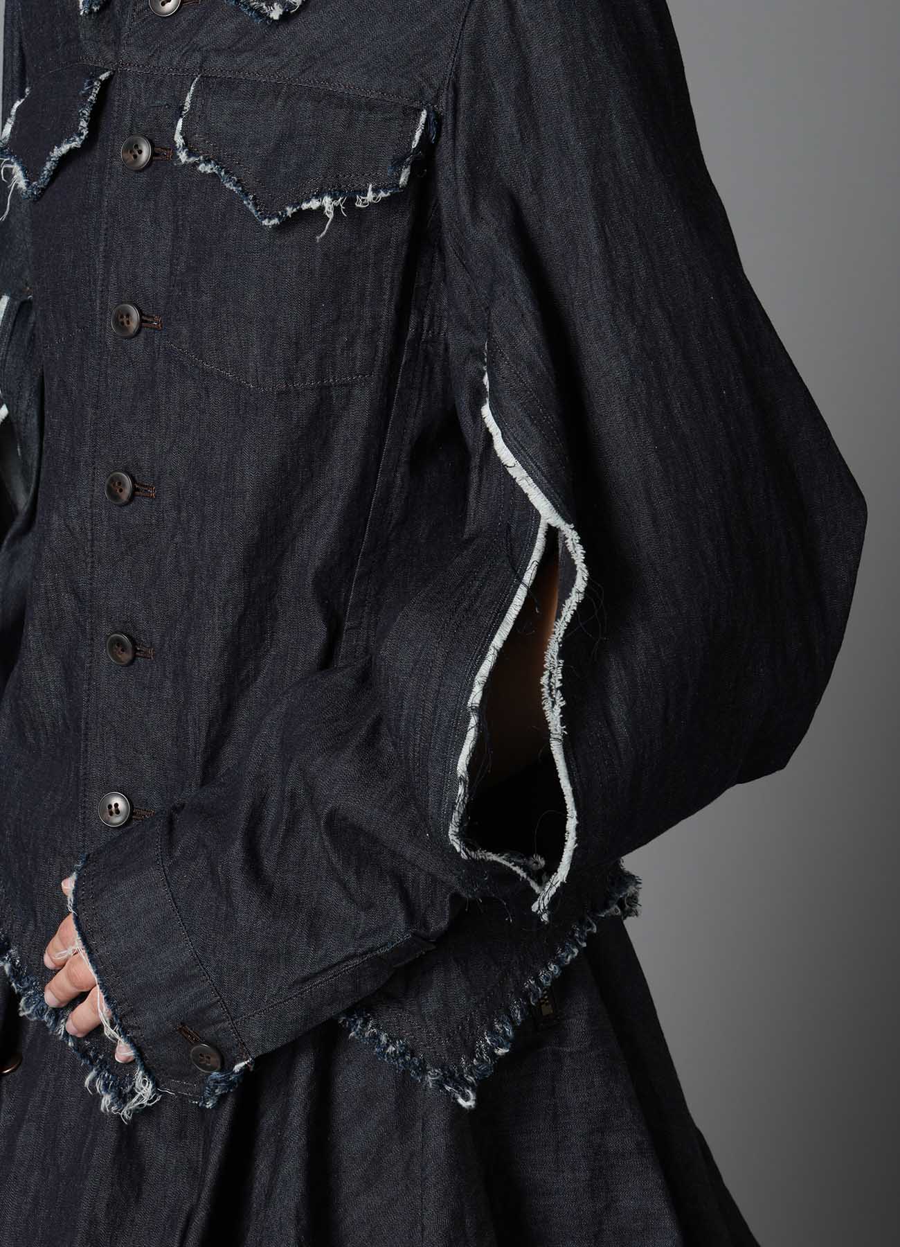 6oz DENIM DESIGNED SLEEVE JACKET B