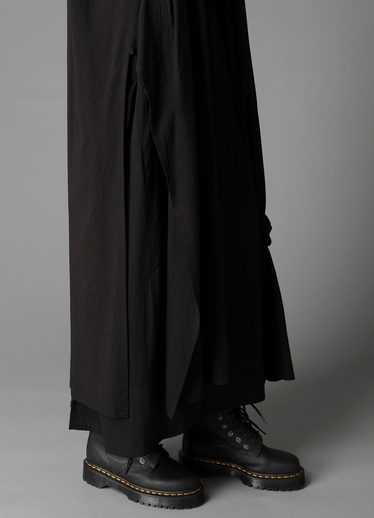 RY/ WRINKLED LAWN LONG CARDIGAN JKT