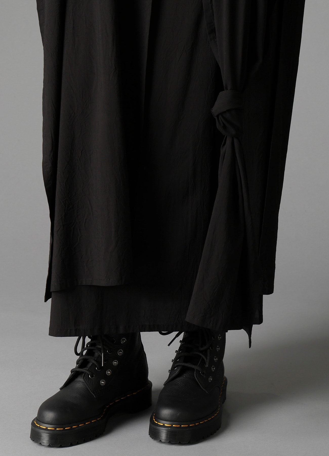 RY/ WRINKLED LAWN LONG CARDIGAN JKT