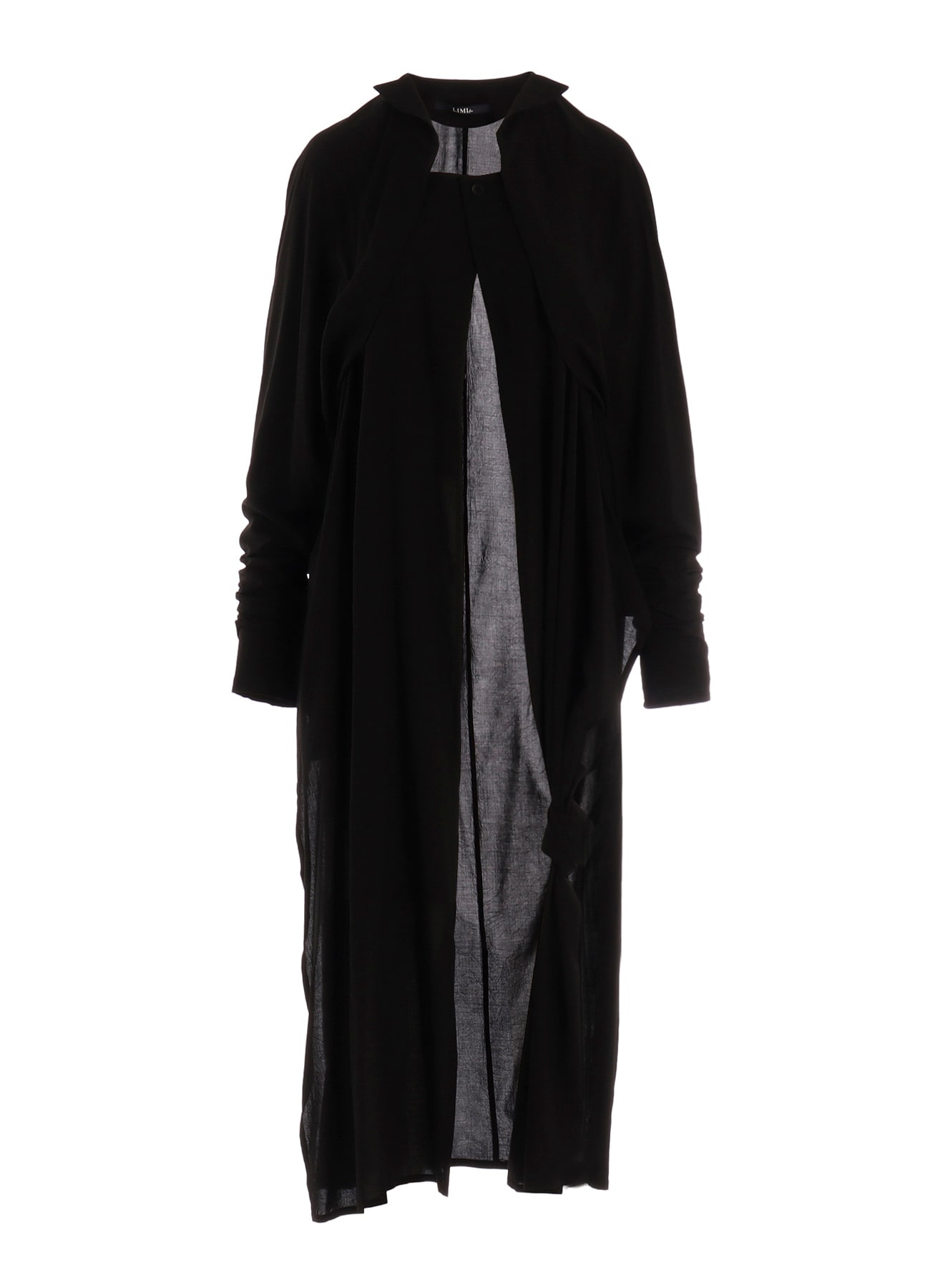 RY/ WRINKLED LAWN LONG CARDIGAN JKT