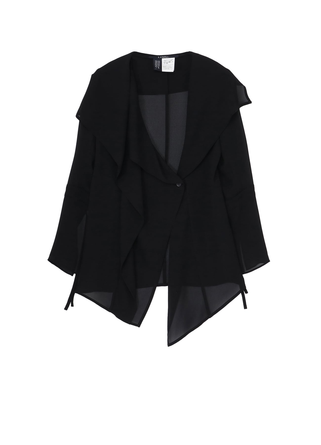 PE GEORGETTE DRAPE JACKET