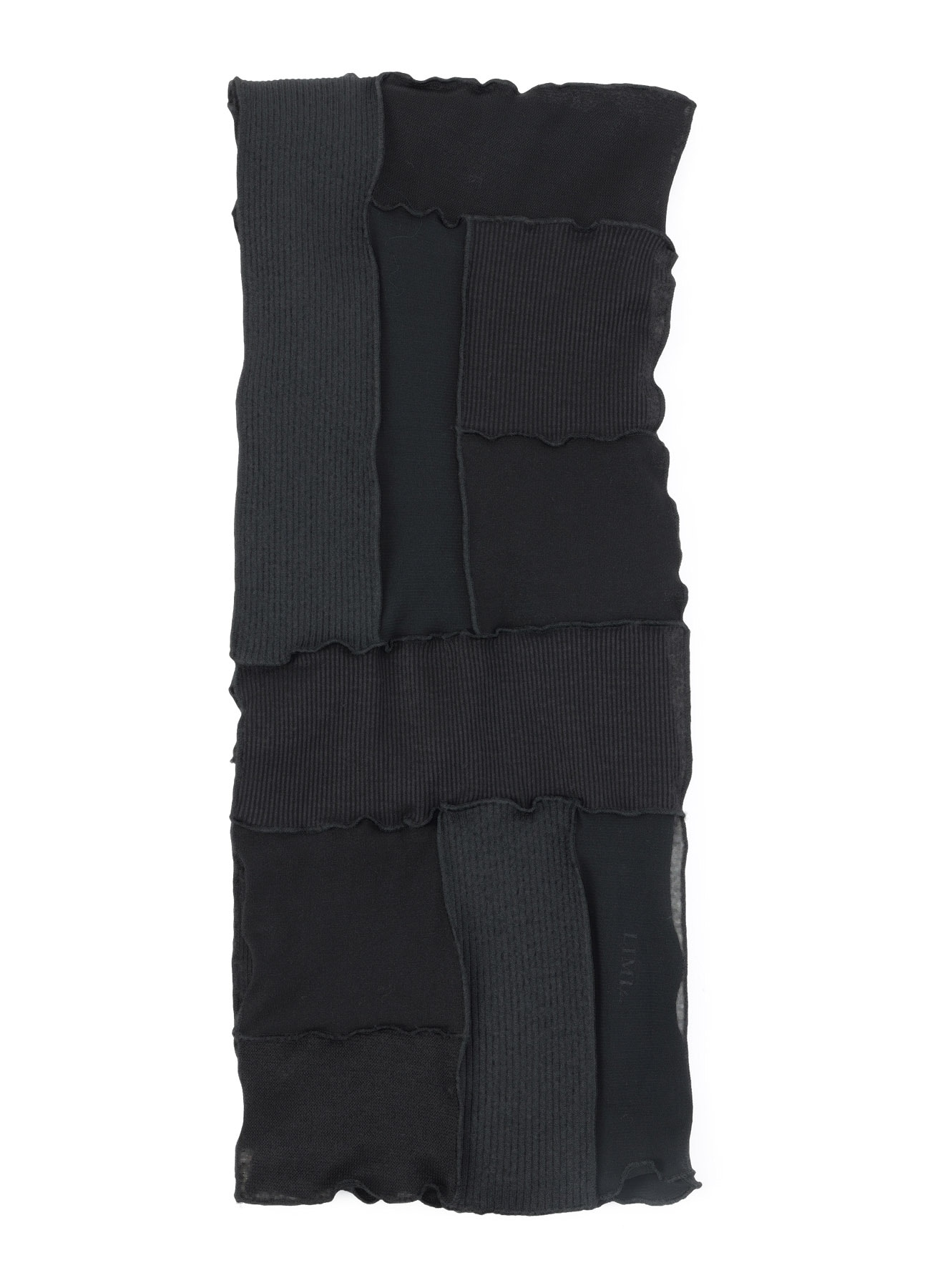 PATCHWORK PANELED SCARF