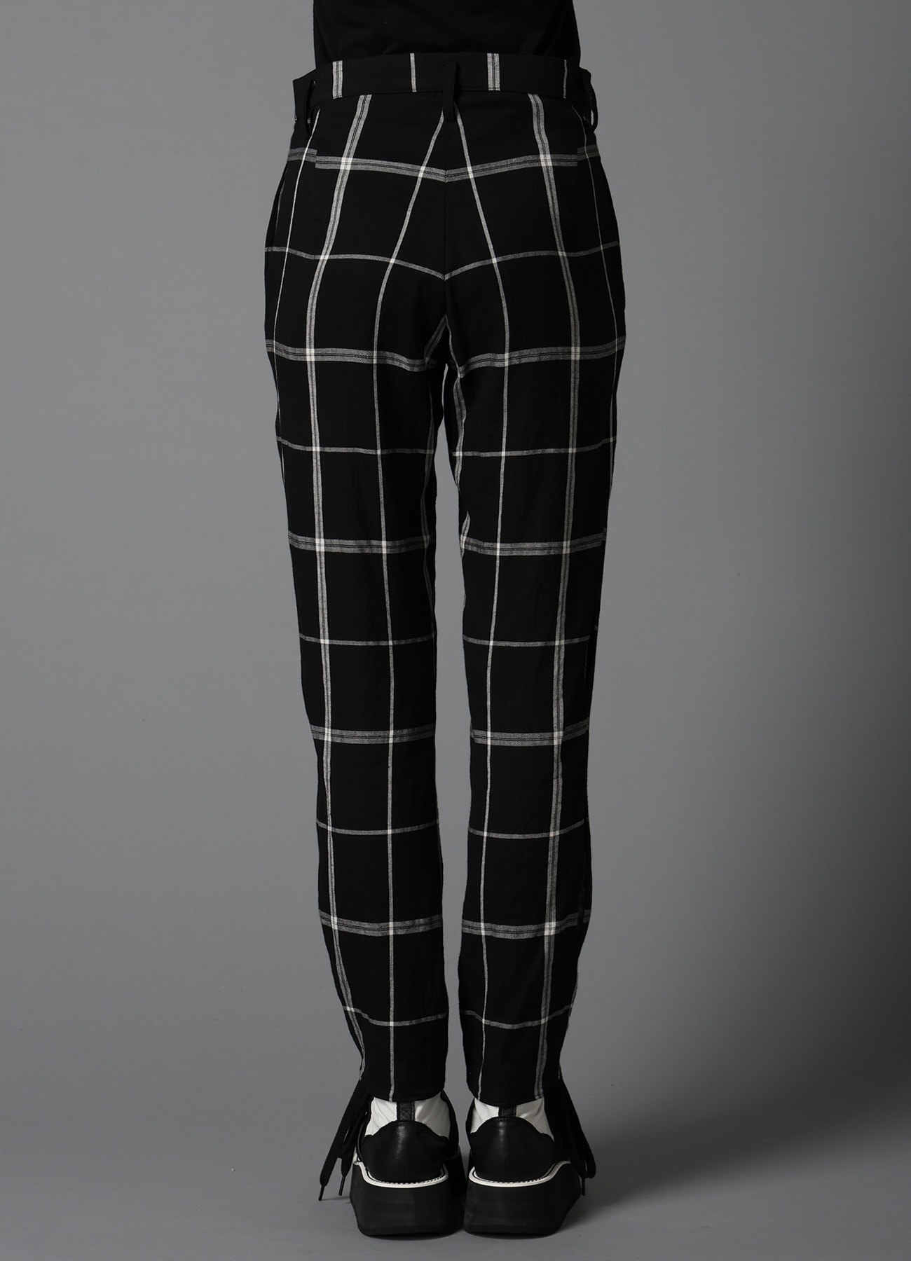 KHADI SLIT SLIM PANTS