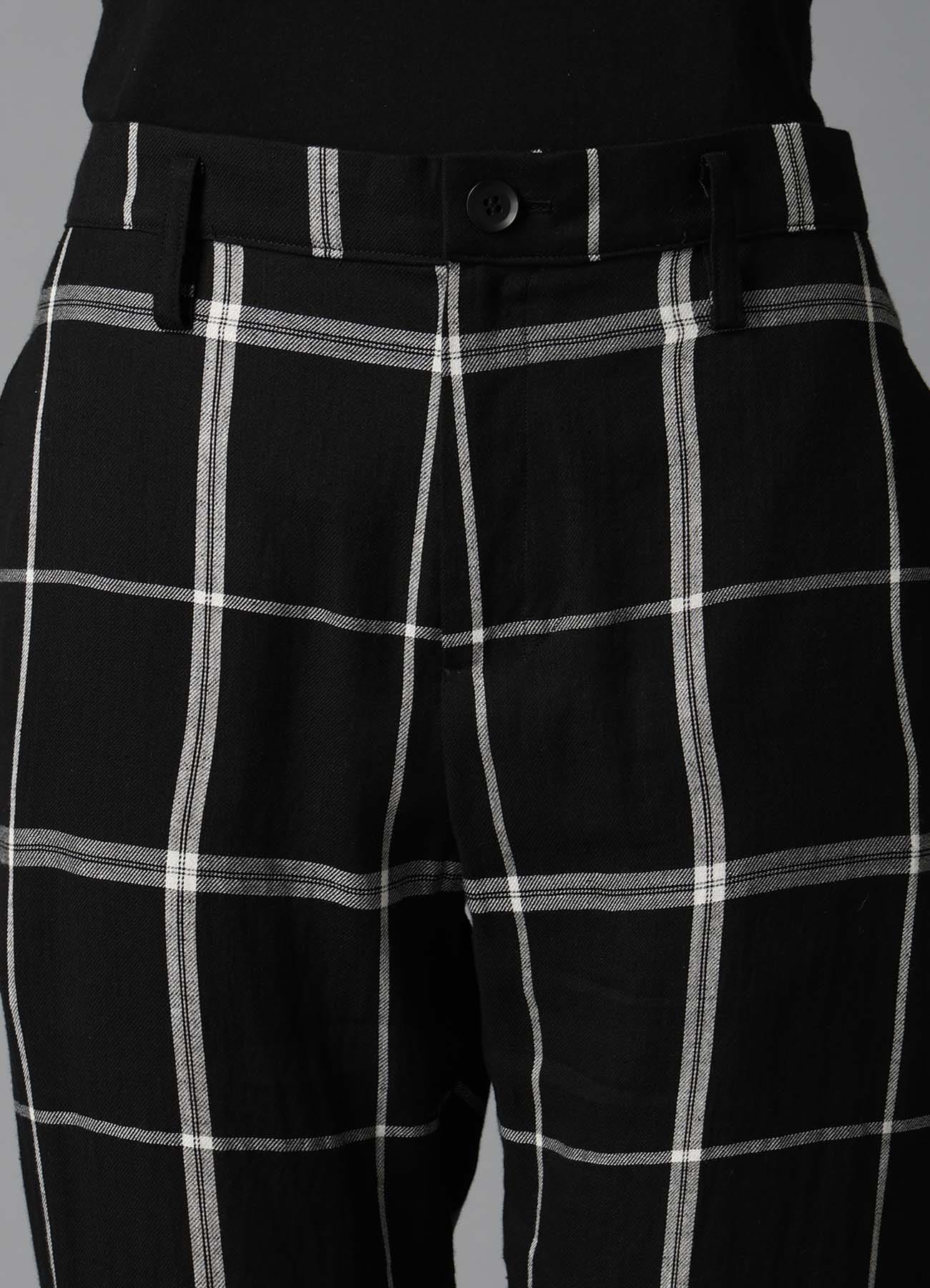 KHADI SLIT SLIM PANTS