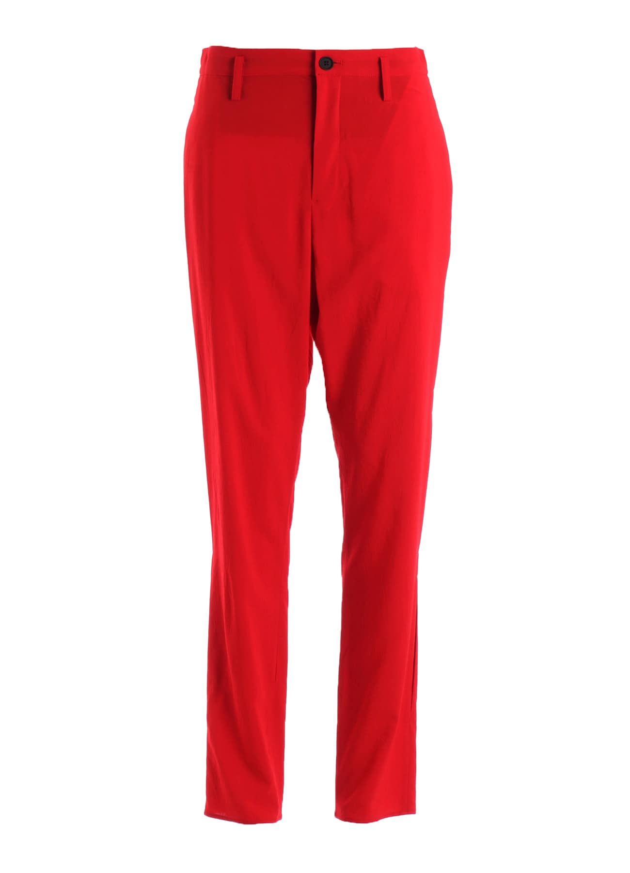 RY/ WRINKLED LAWN SLIT SLIM PANTS