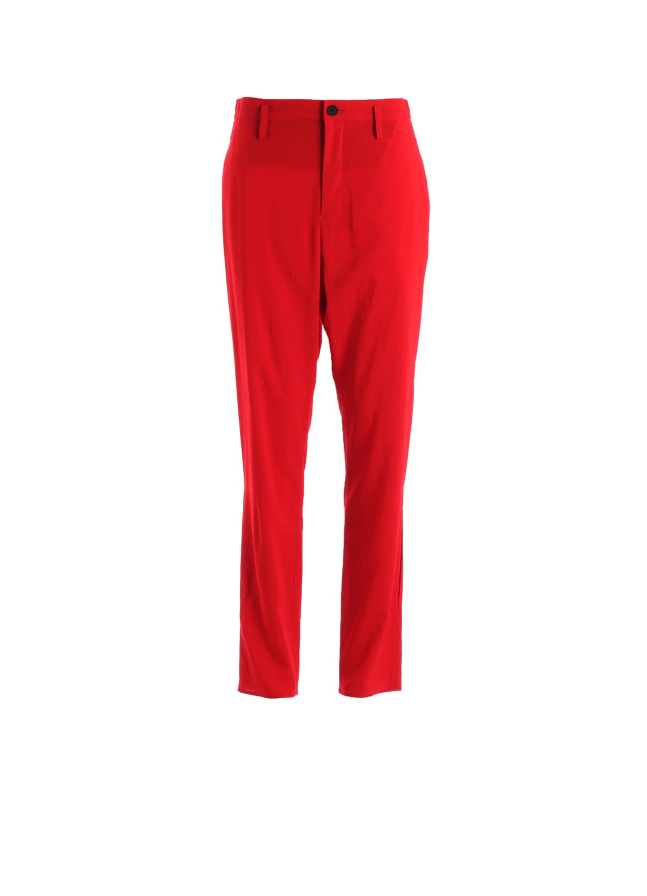 RY/ WRINKLED LAWN SLIT SLIM PANTS