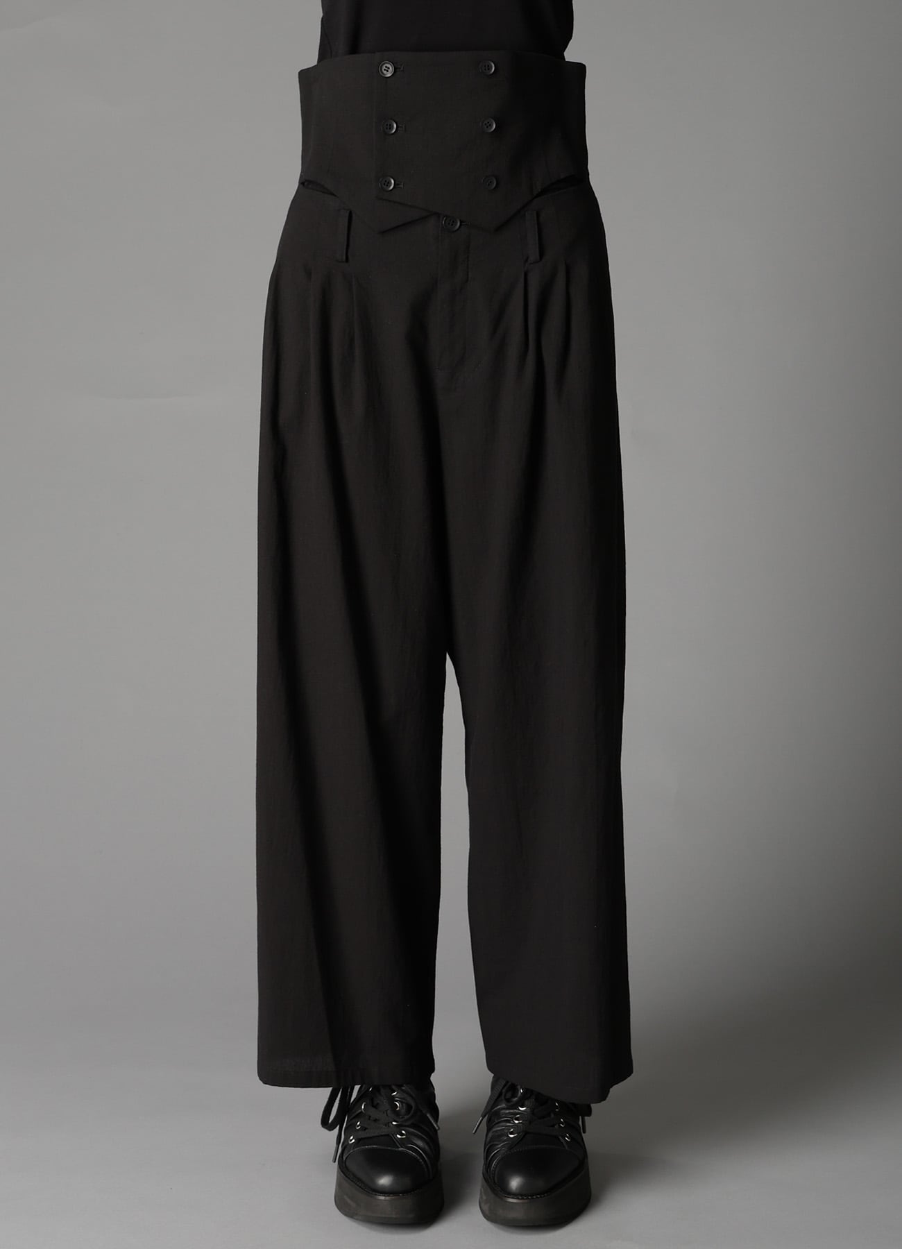 C/LI MUSLIN HIGH WAIST PANTS