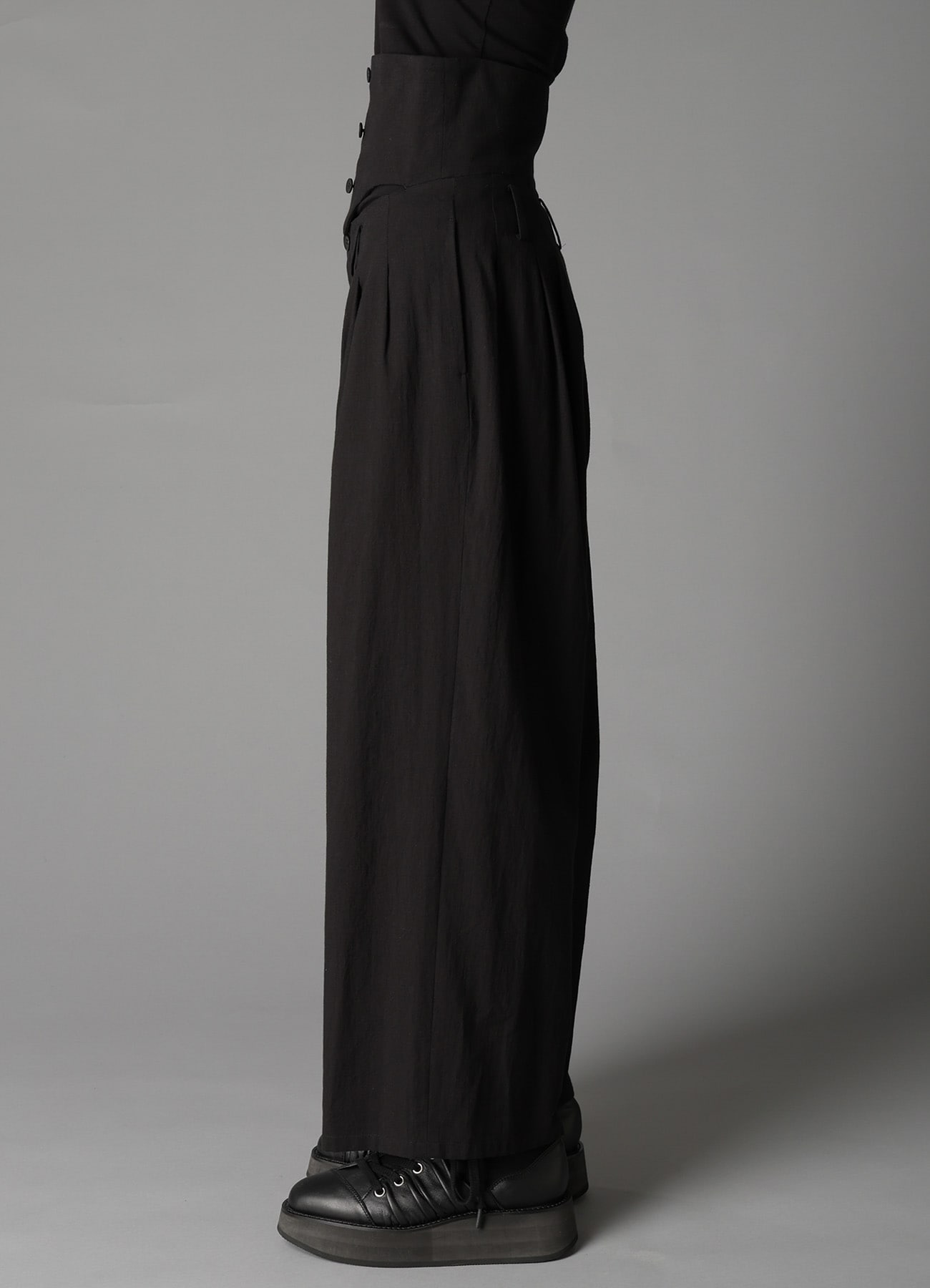 C/LI MUSLIN HIGH WAIST PANTS