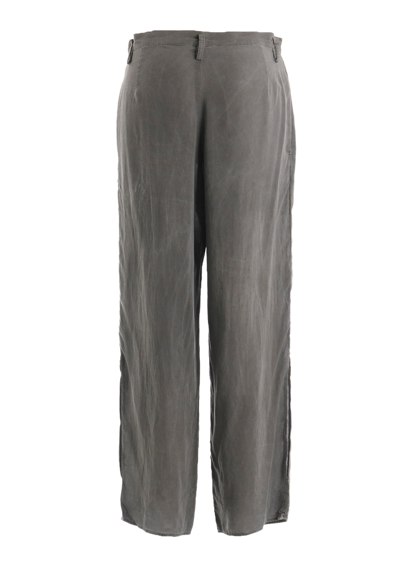 GARMENT-DYED LAWN SLIT PANTS