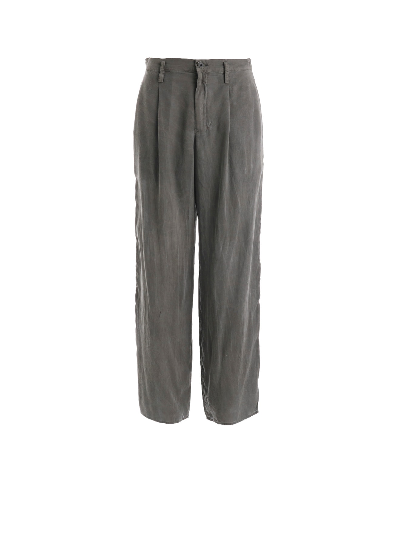 GARMENT-DYED LAWN SLIT PANTS