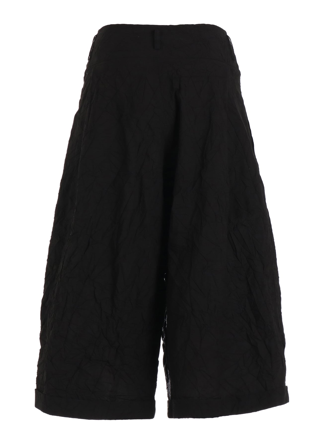 WRINKLED TYPEWRITER CROPPED MACKIN PANTS