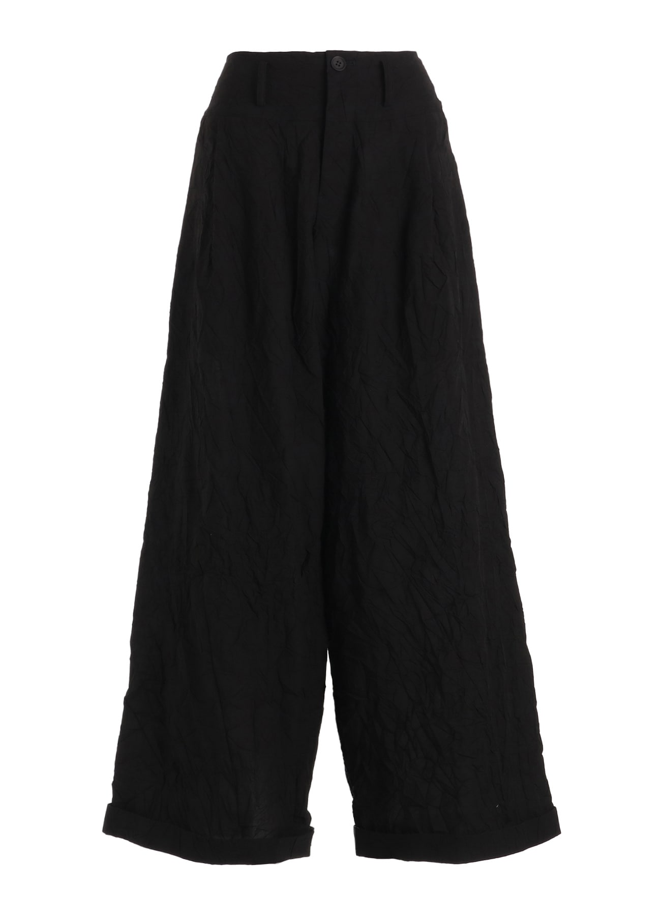 WRINKLED TYPEWRITER MACKIN WIDE PANTS