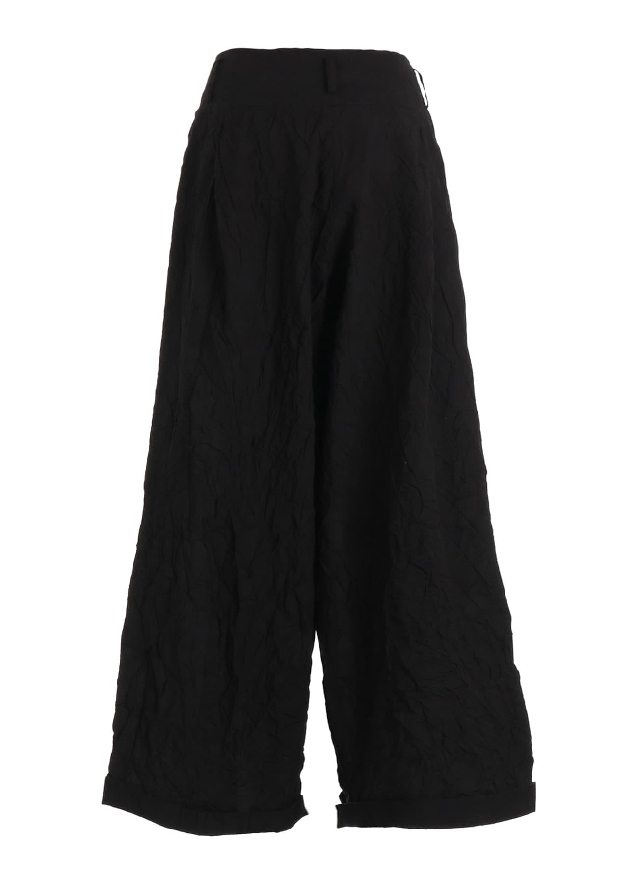 WRINKLED TYPEWRITER MACKIN WIDE PANTS