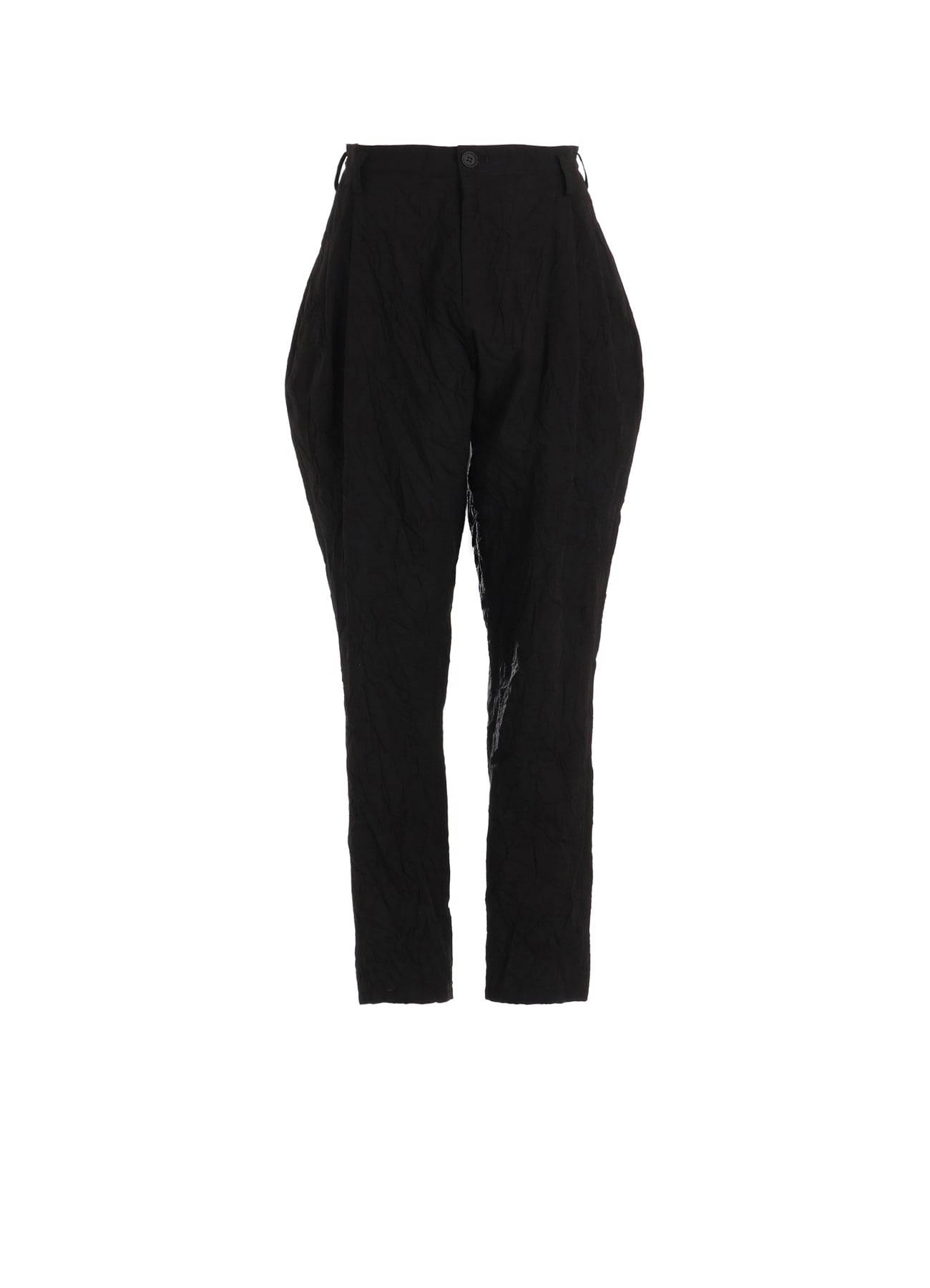 WRINKLED TYPEWRITER WAIST TUCK PANTS