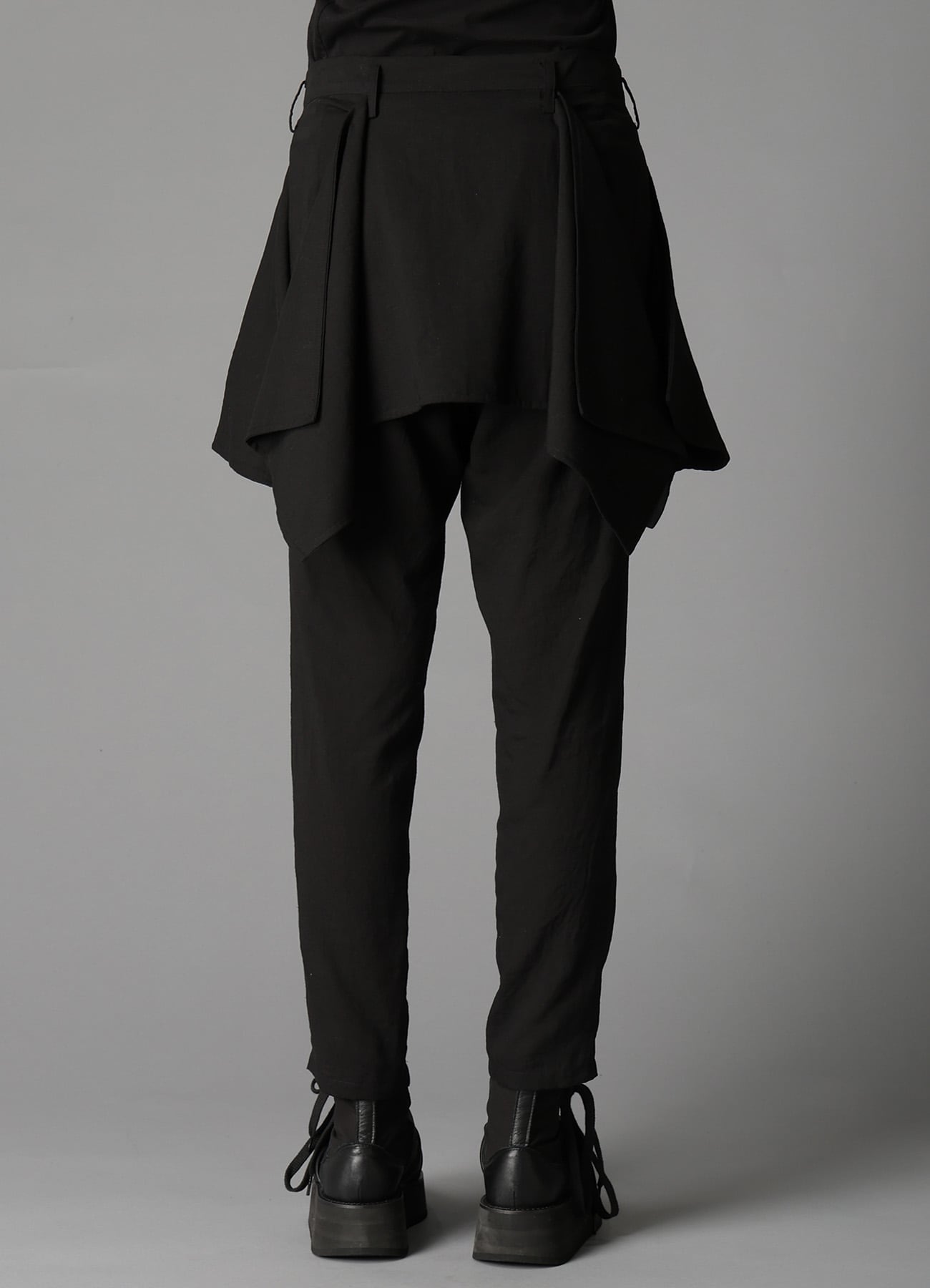 CELLULOSE/ LINEN LAWN SQUARE PANEL PANTS