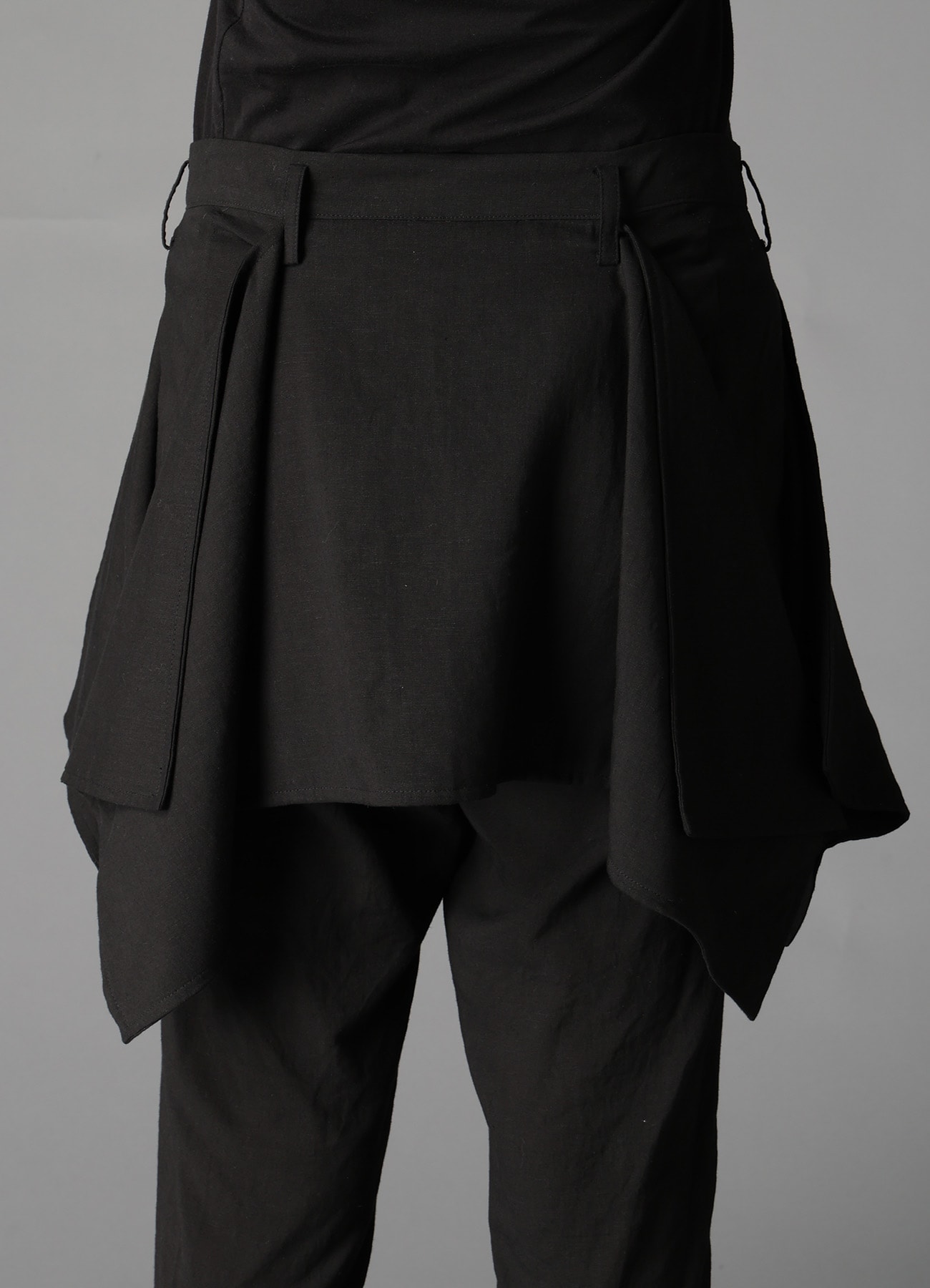 CELLULOSE/ LINEN LAWN SQUARE PANEL PANTS