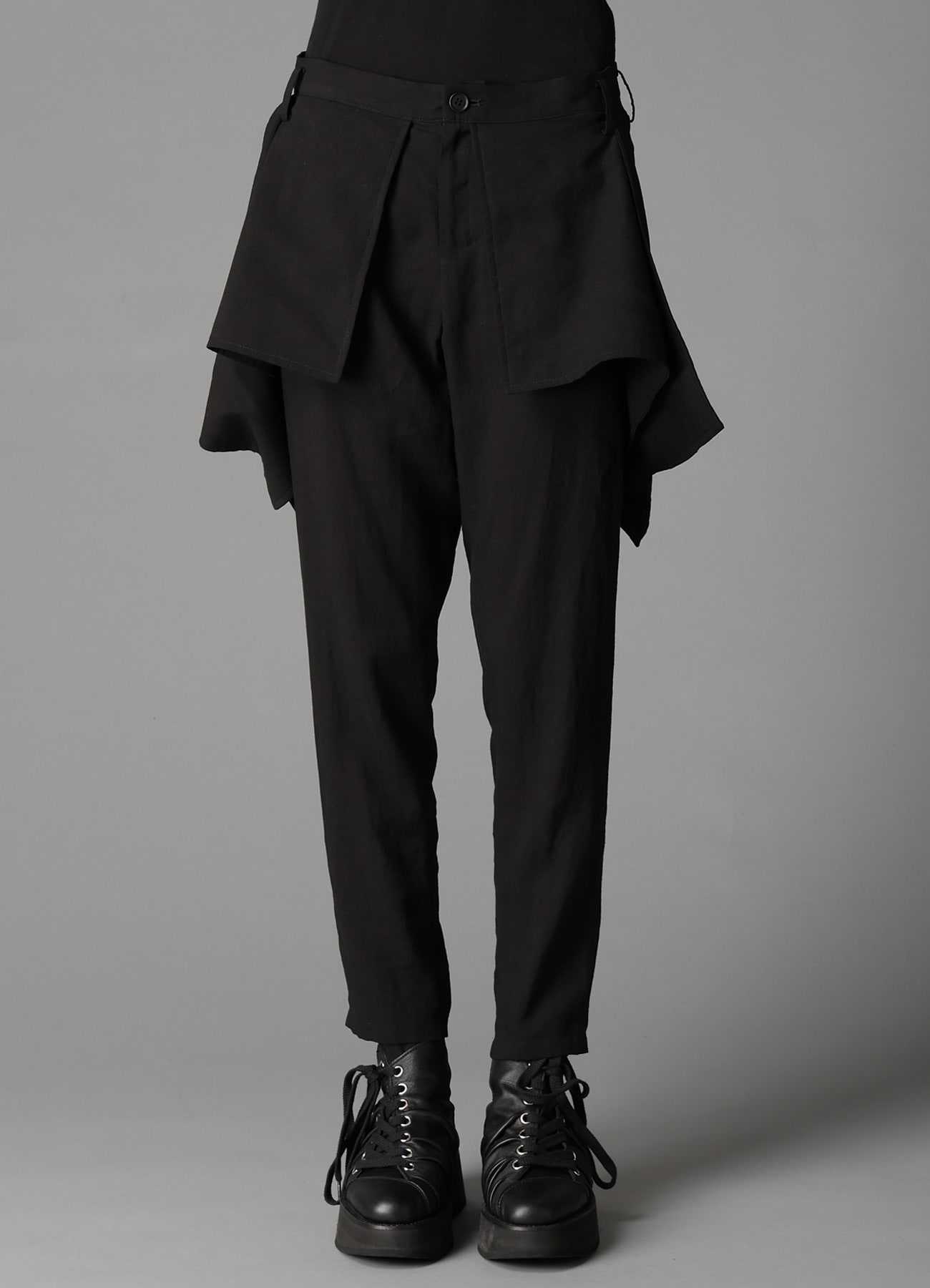 CELLULOSE/ LINEN LAWN SQUARE PANEL PANTS